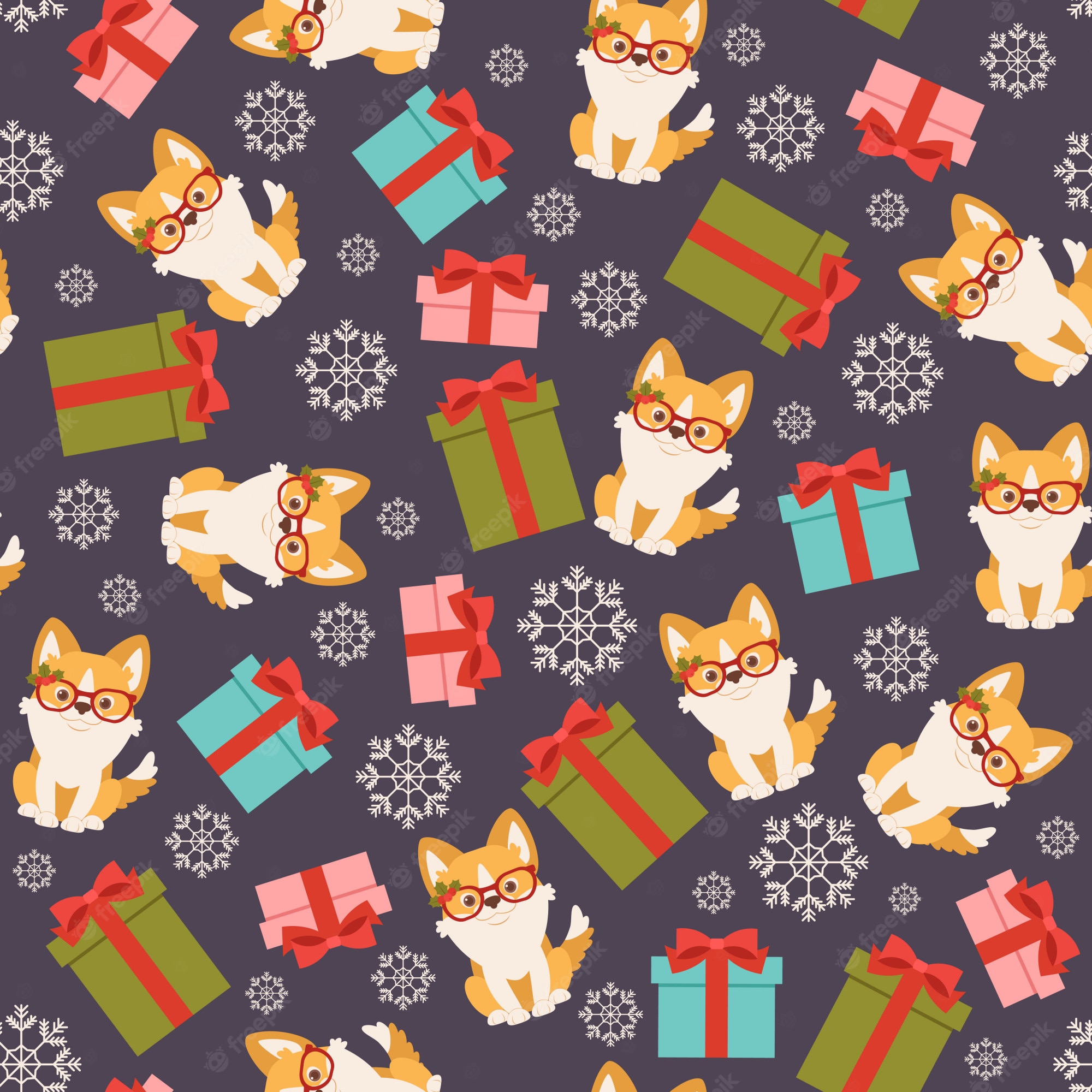 Christmas Corgi Wallpapers