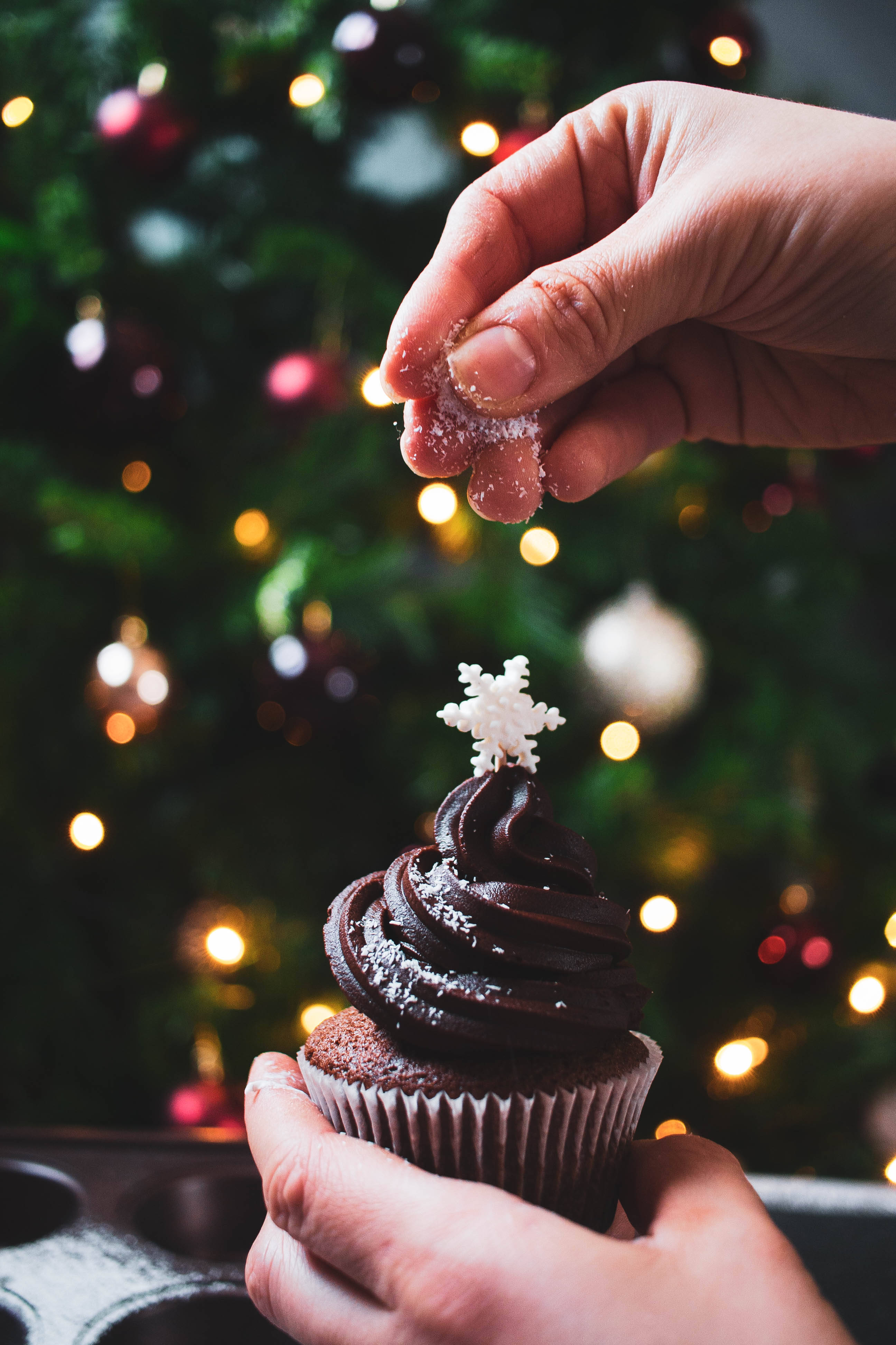 Christmas Cupcake Wallpapers