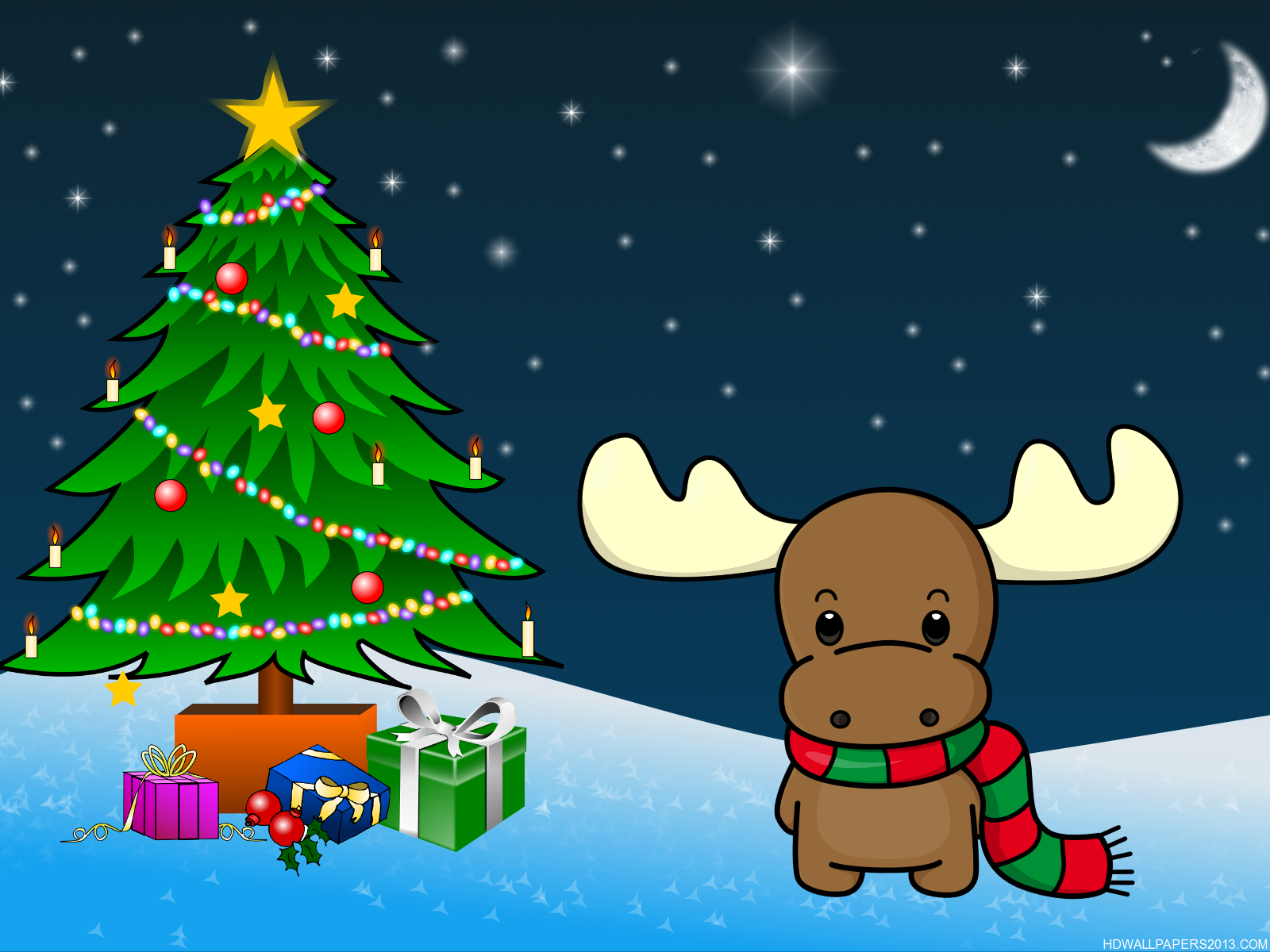 Christmas Deer Wallpapers