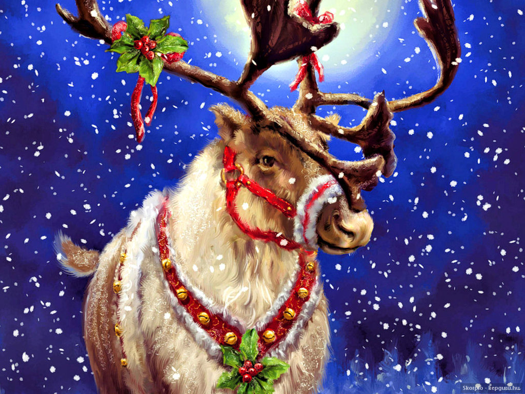 Christmas Deer Wallpapers