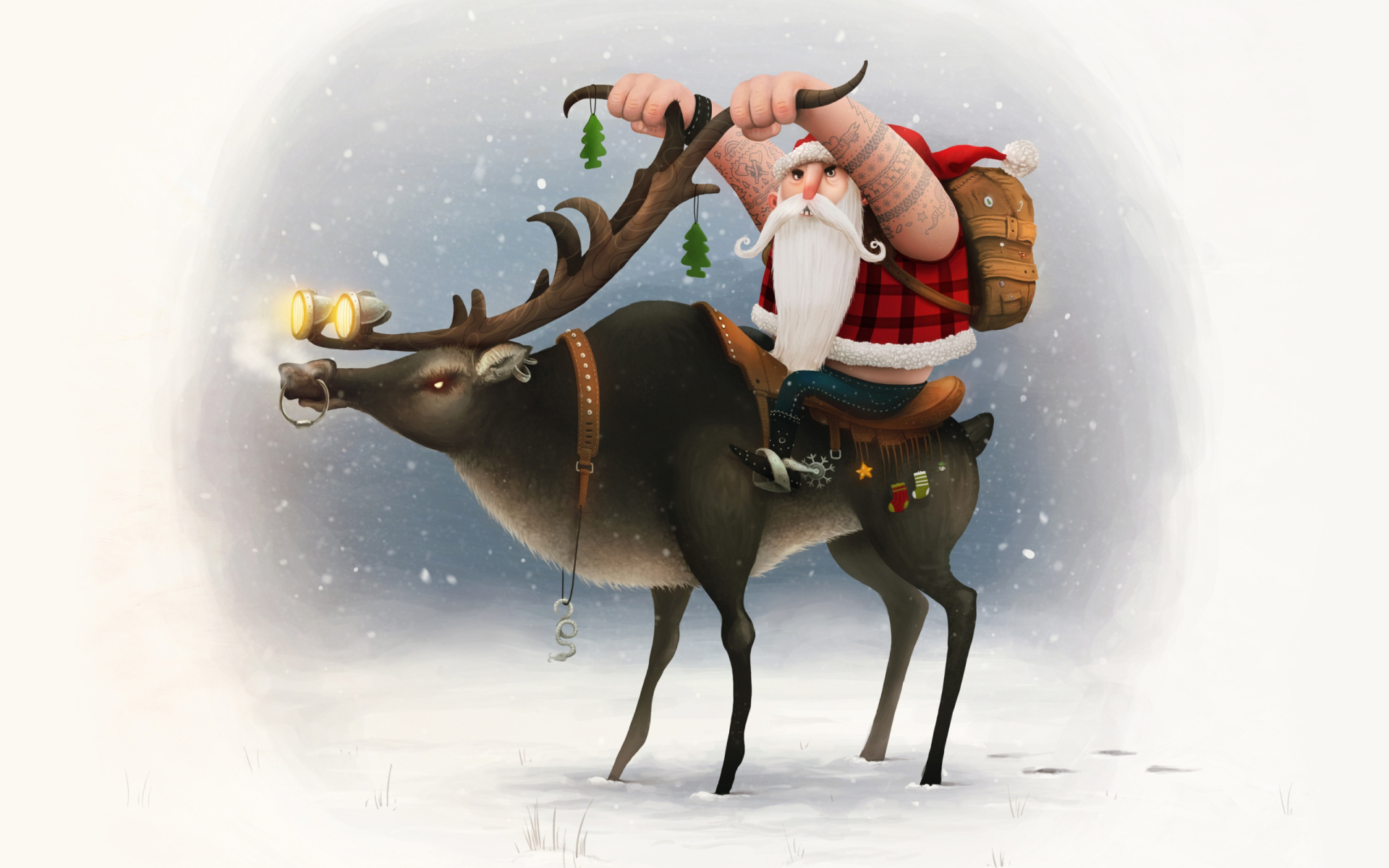 Christmas Deer Wallpapers