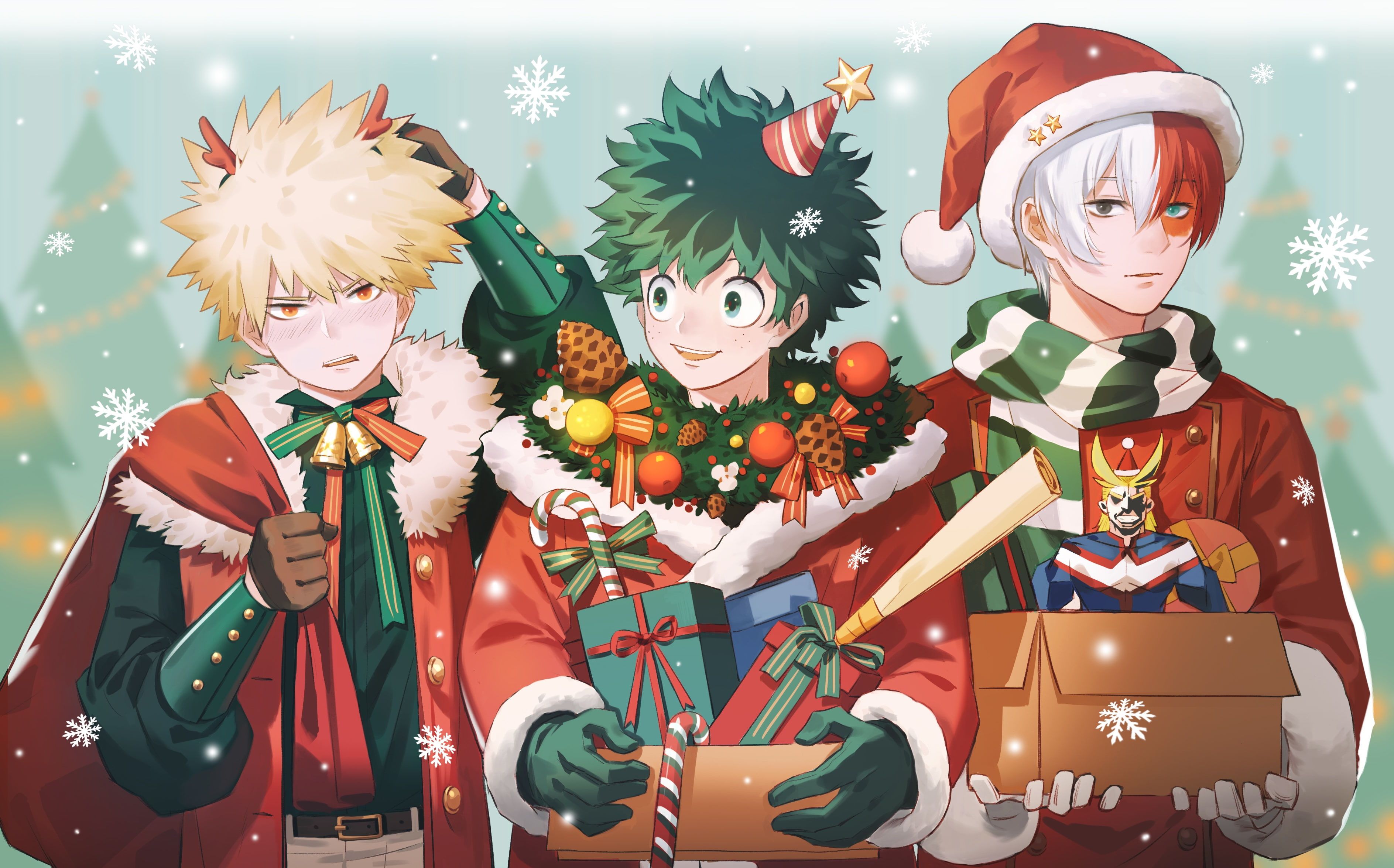 Christmas Deku Wallpapers