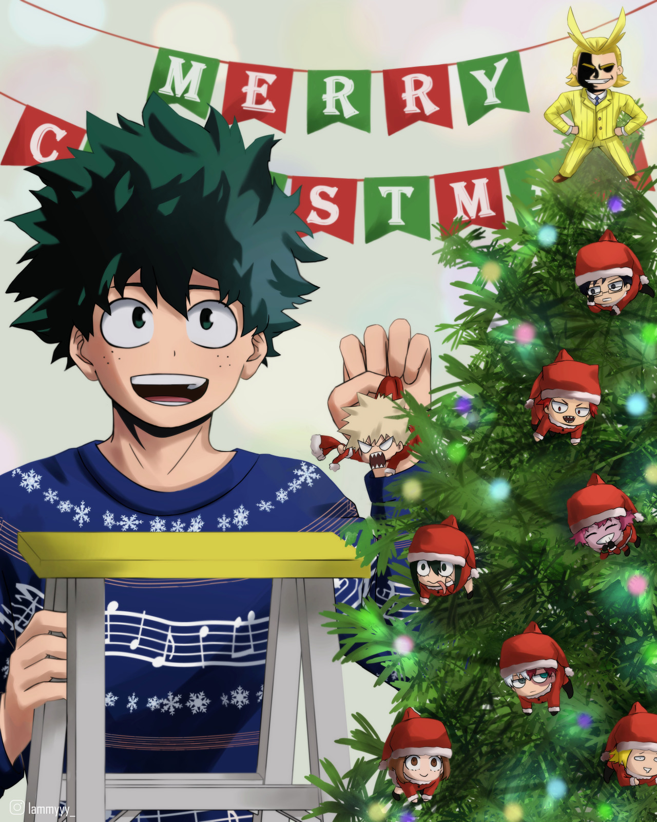 Christmas Deku Wallpapers