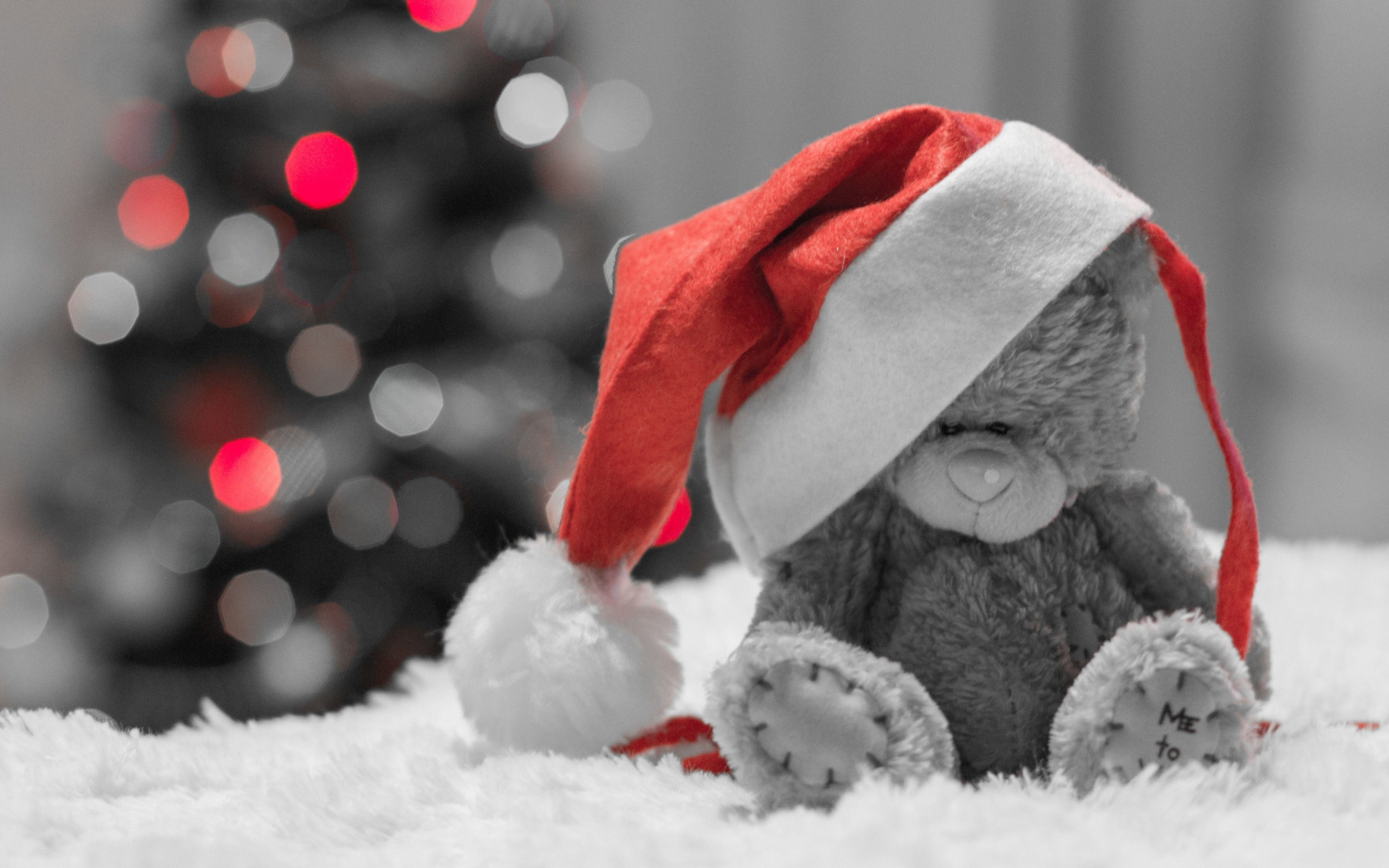 Christmas Gift Teddy Bear Wallpapers