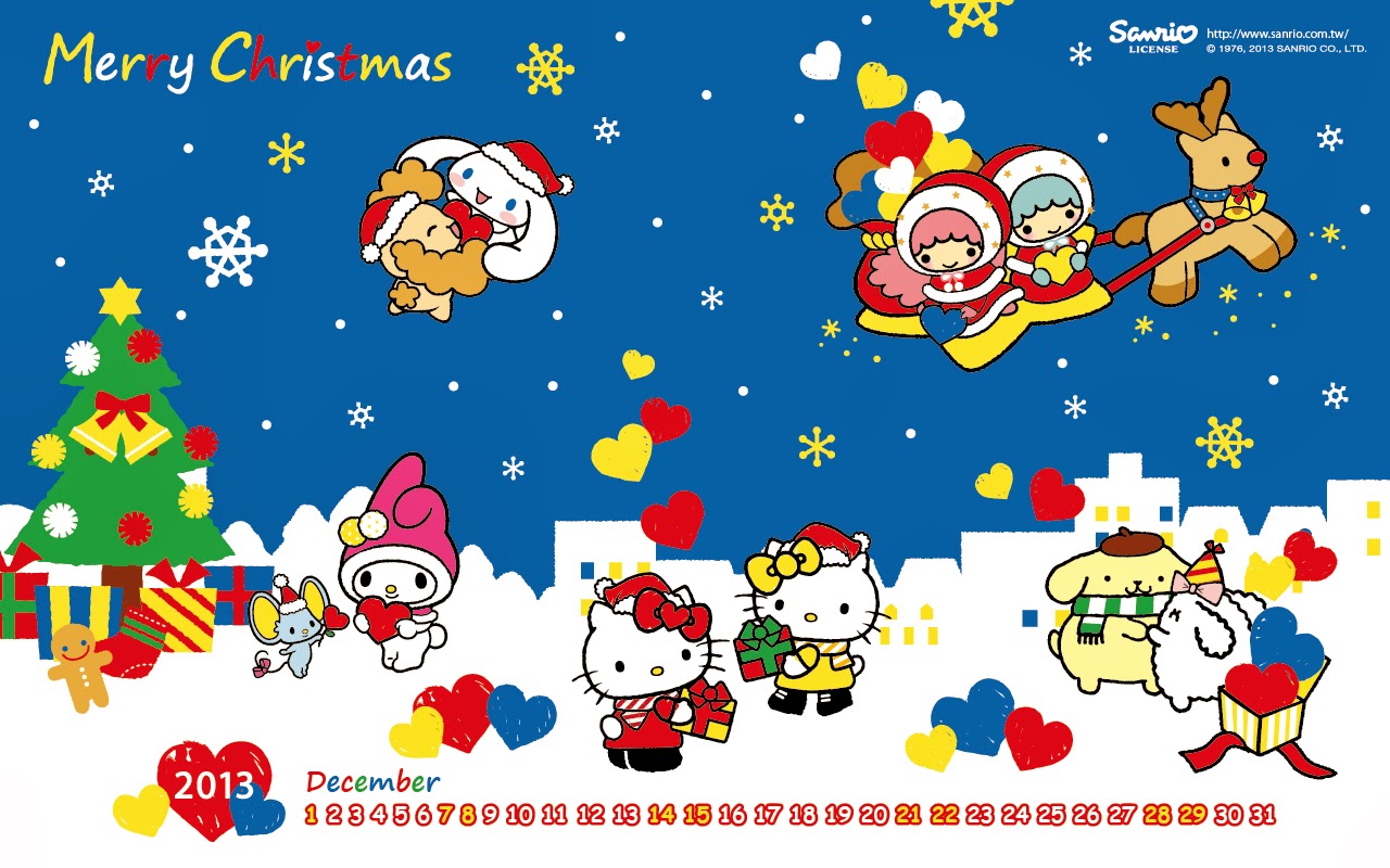 Christmas Hello Kitty Wallpapers