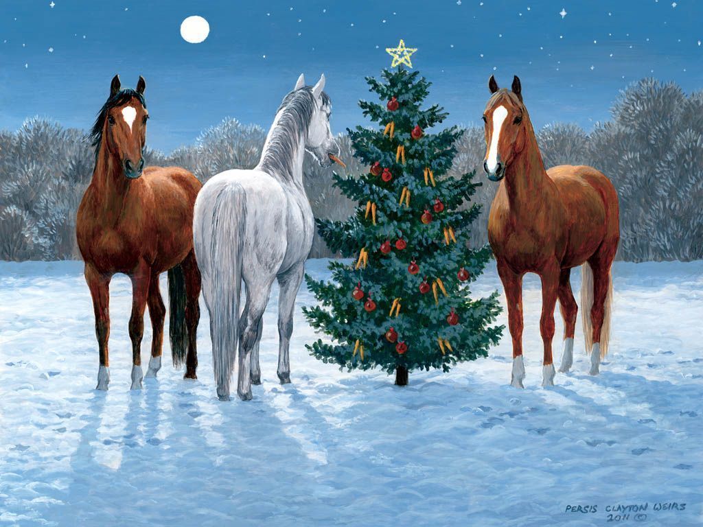 Christmas Horse Wallpapers