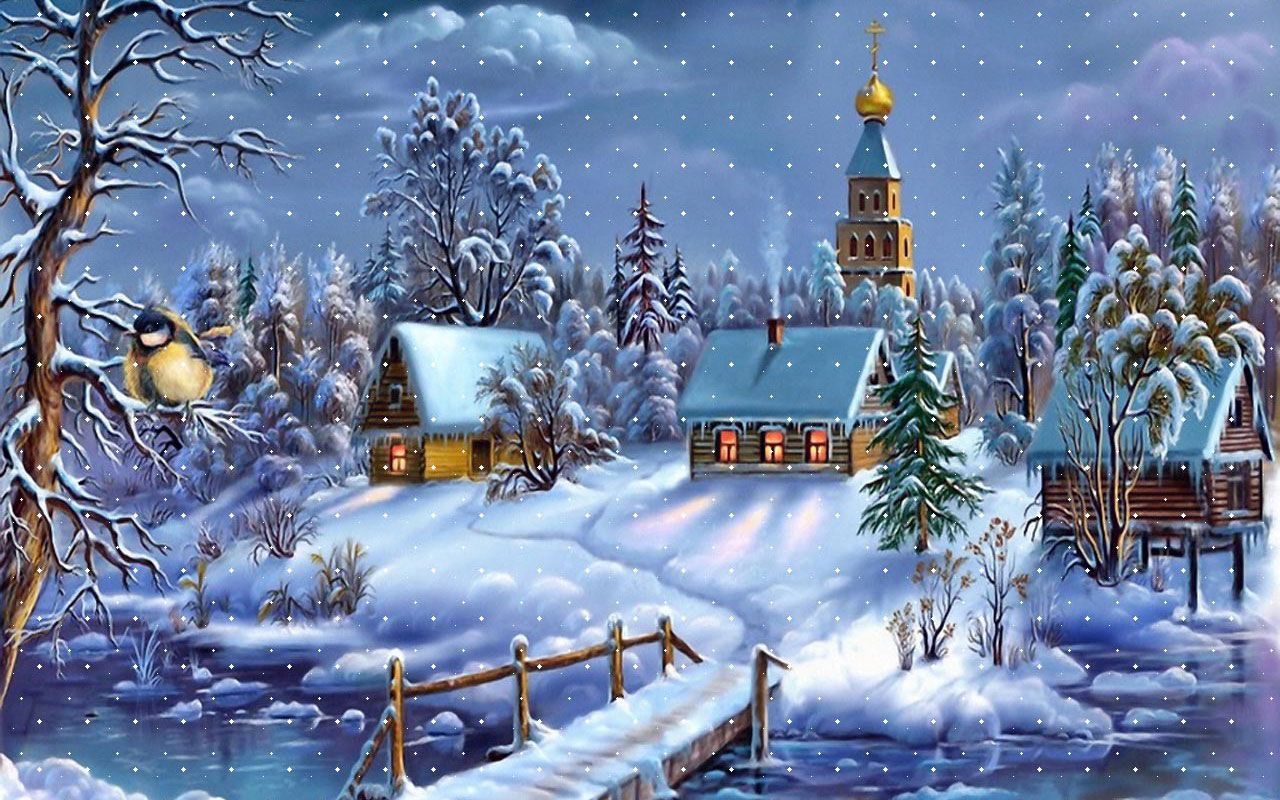 Christmas Landscape Wallpapers