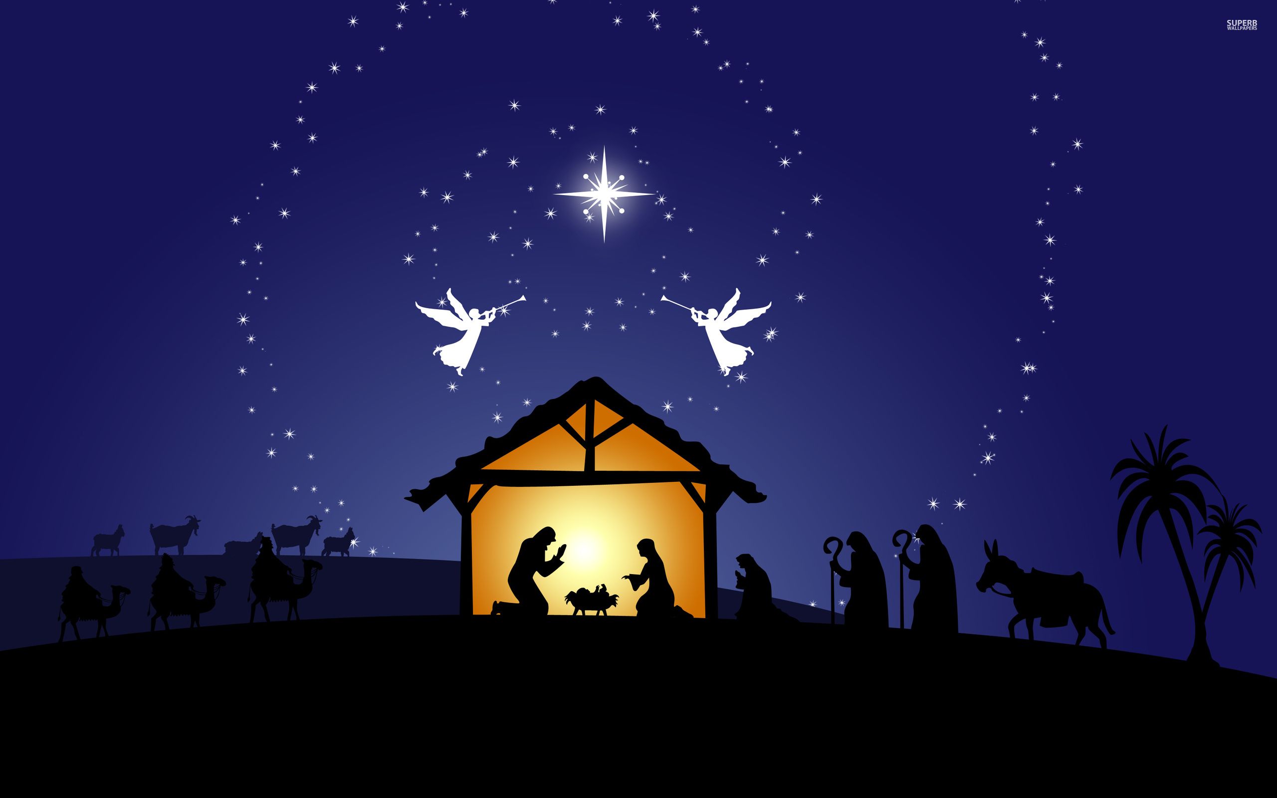 Christmas Manger Wallpapers