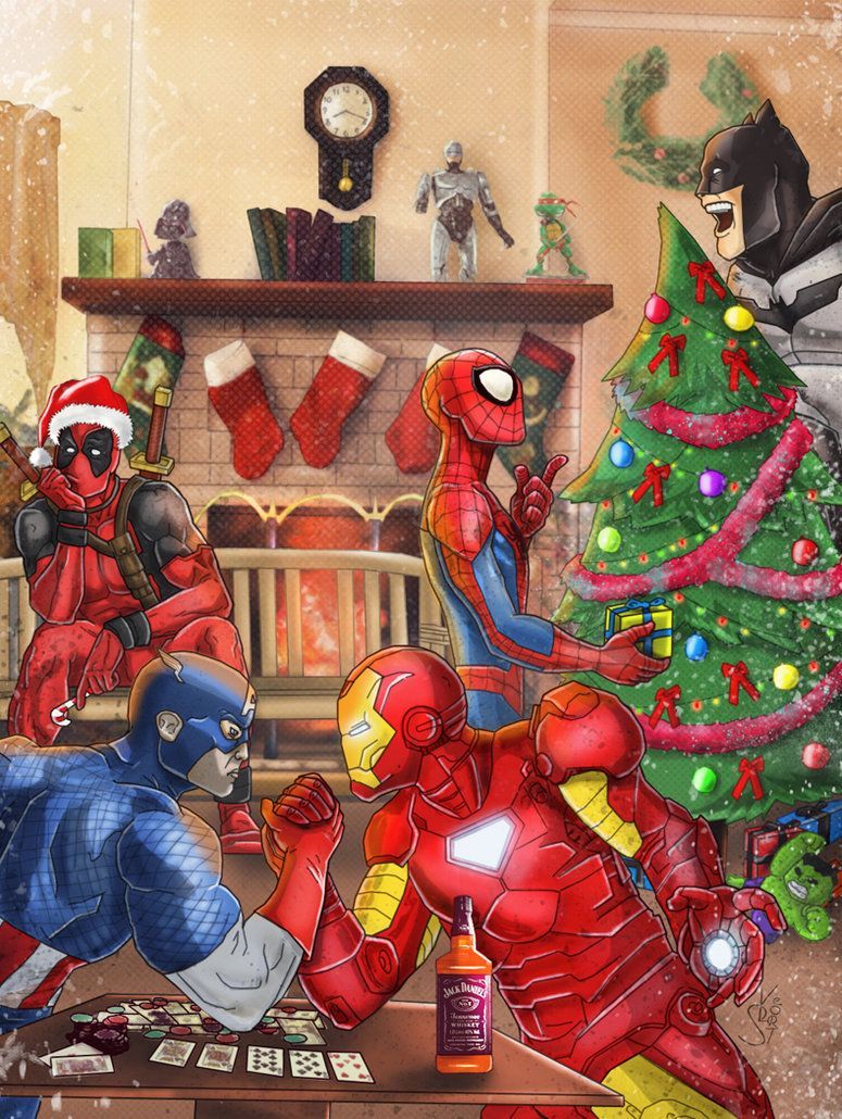 Christmas Marvel Wallpapers