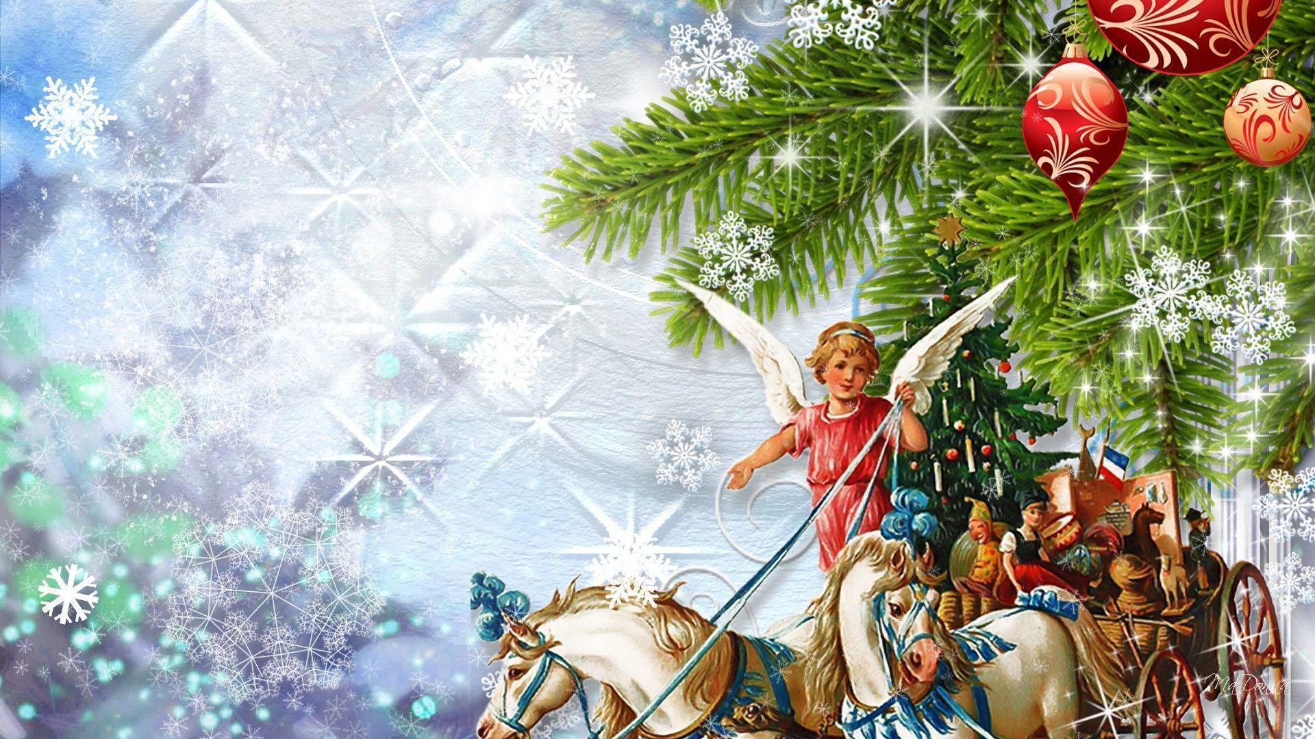 Christmas Nativity Angels Wallpapers