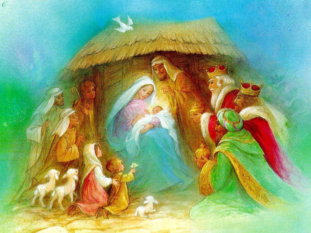 Christmas Nativity Scene Wallpapers