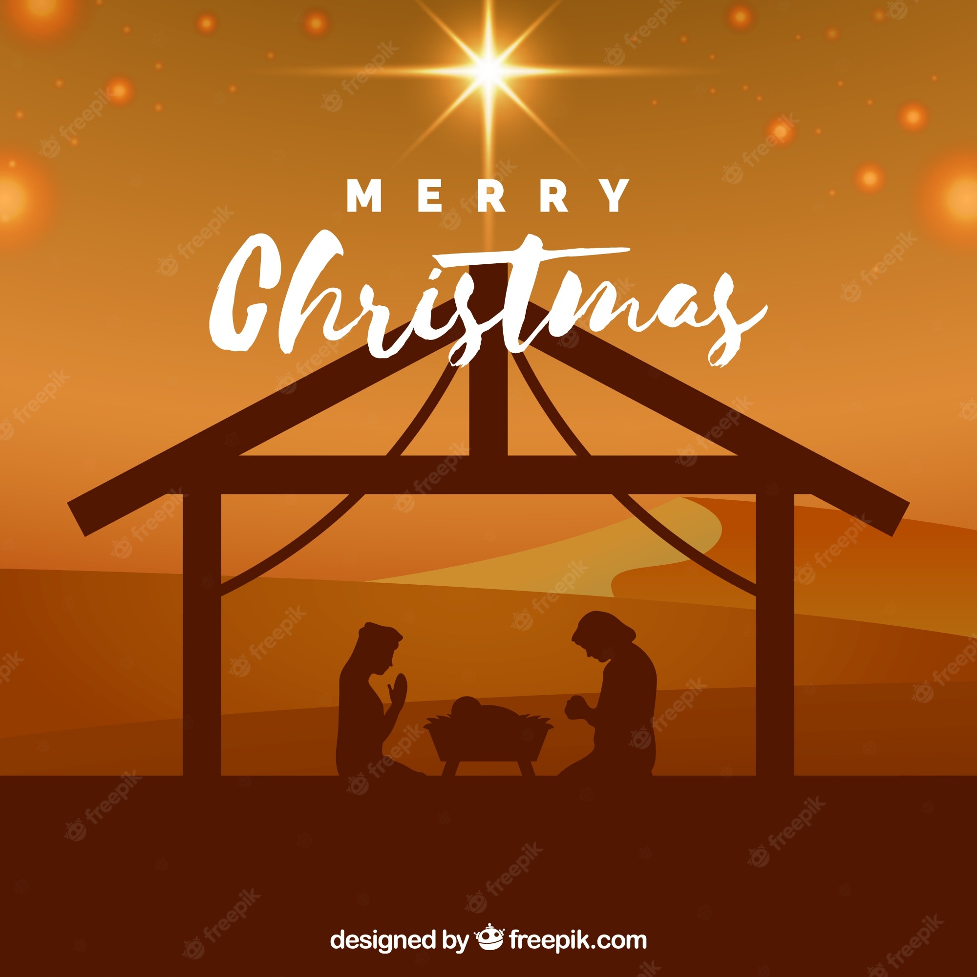 Christmas Nativity Scene Wallpapers