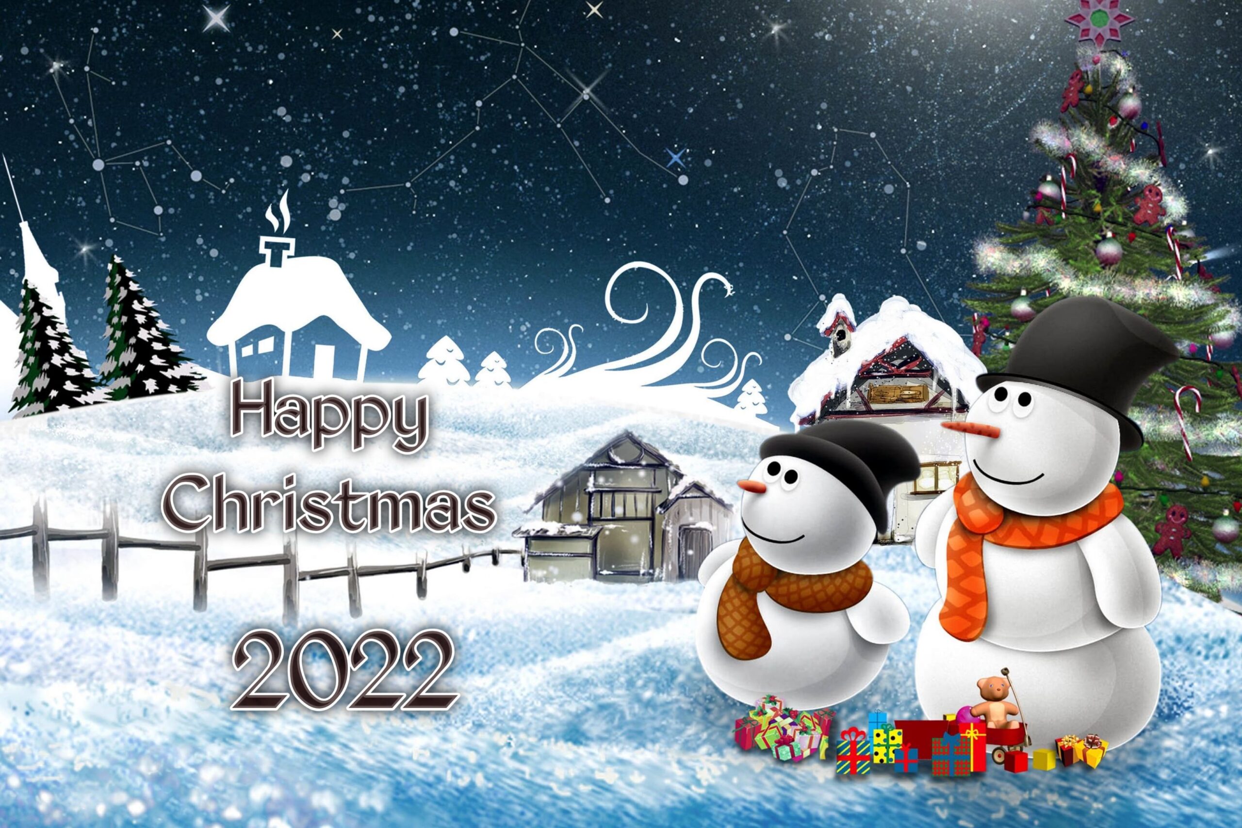 Christmas New Year 2022 4K Wallpapers