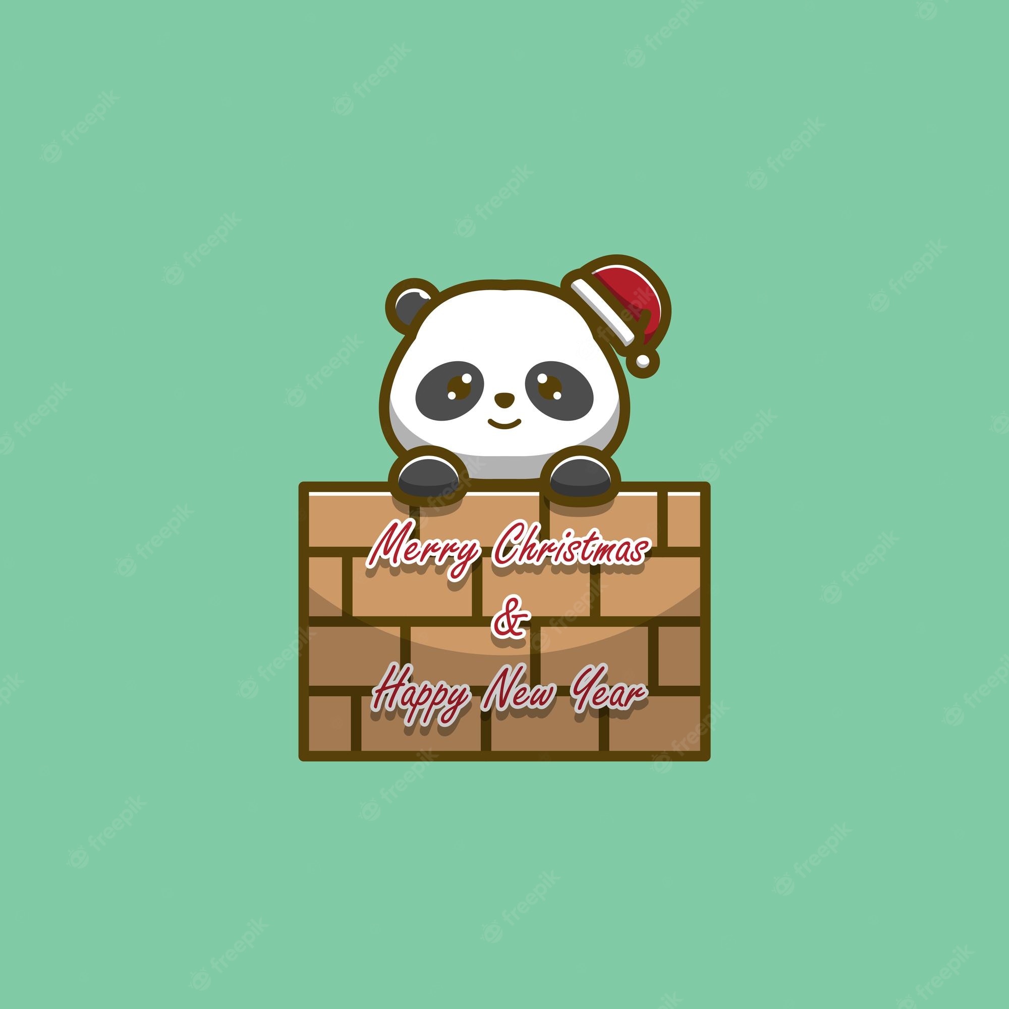 Christmas Panda Wallpapers