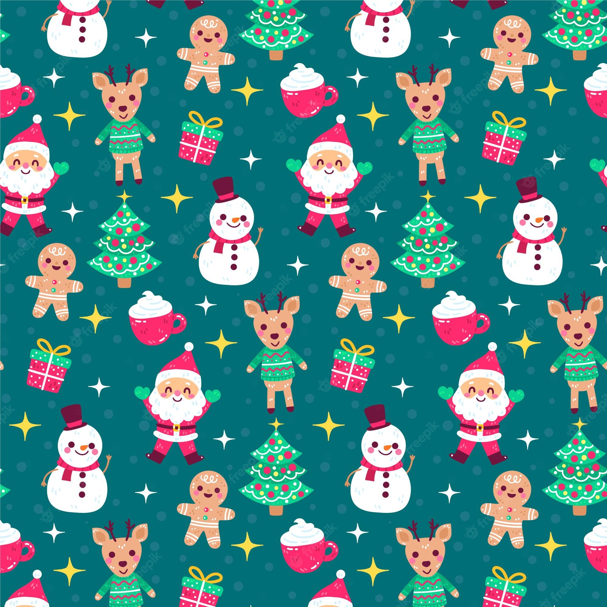 Christmas Pattern Wallpapers