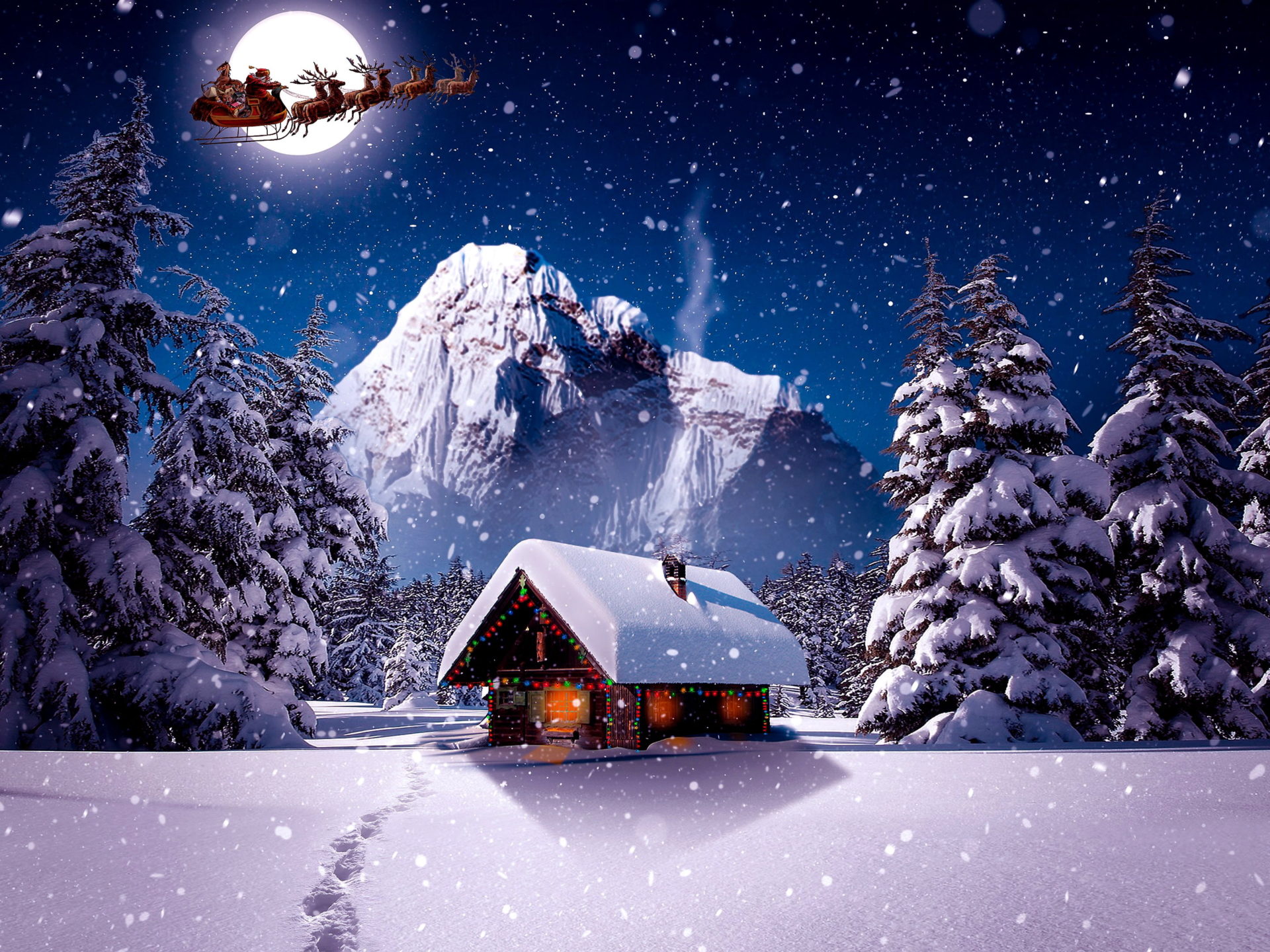 Christmas Pictures Snow Wallpapers