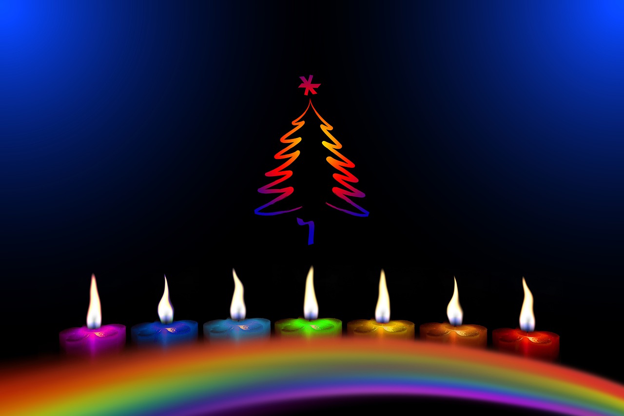 Christmas Rainbow Wallpapers