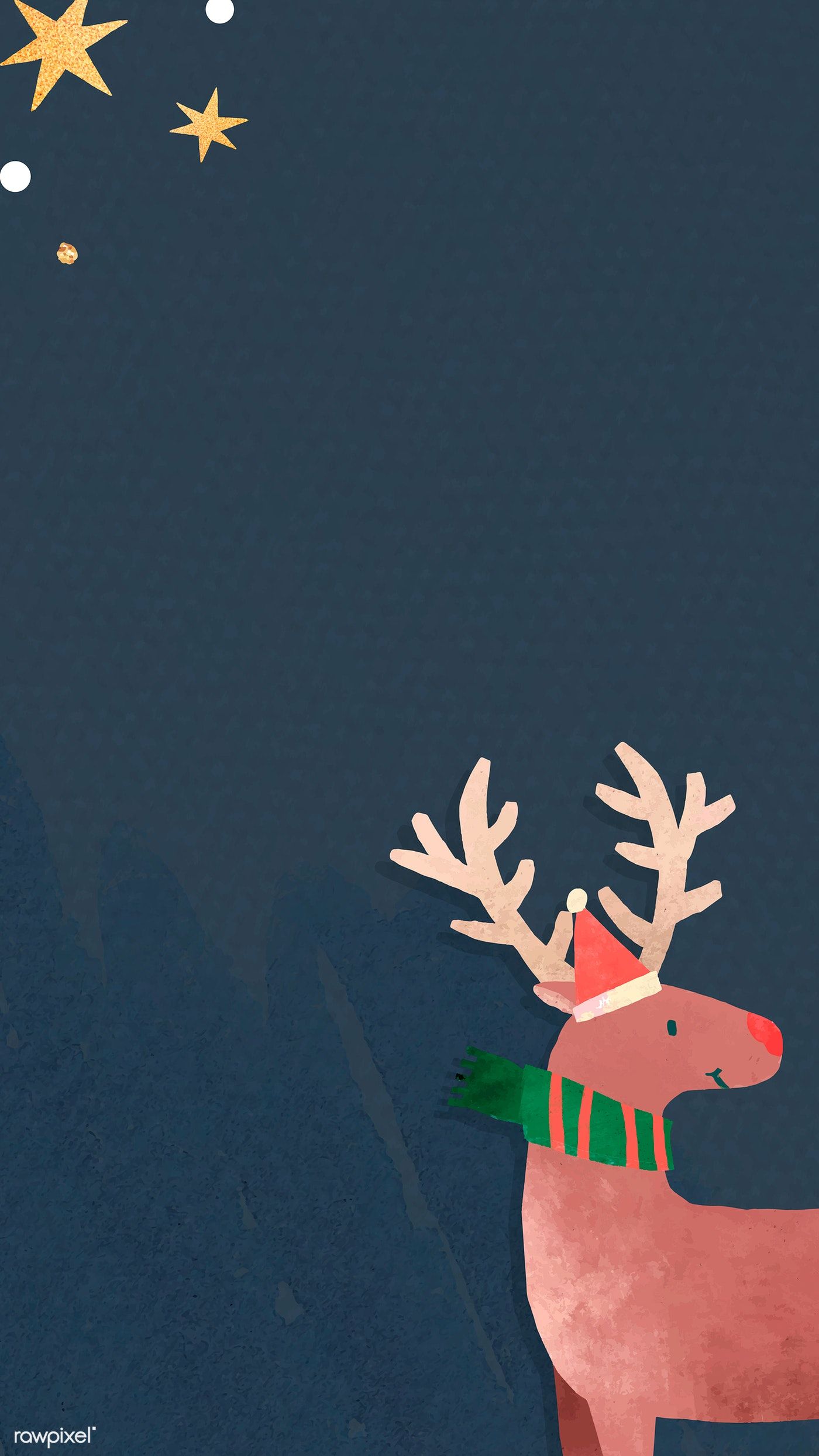 Christmas Reindeer Phone Wallpapers