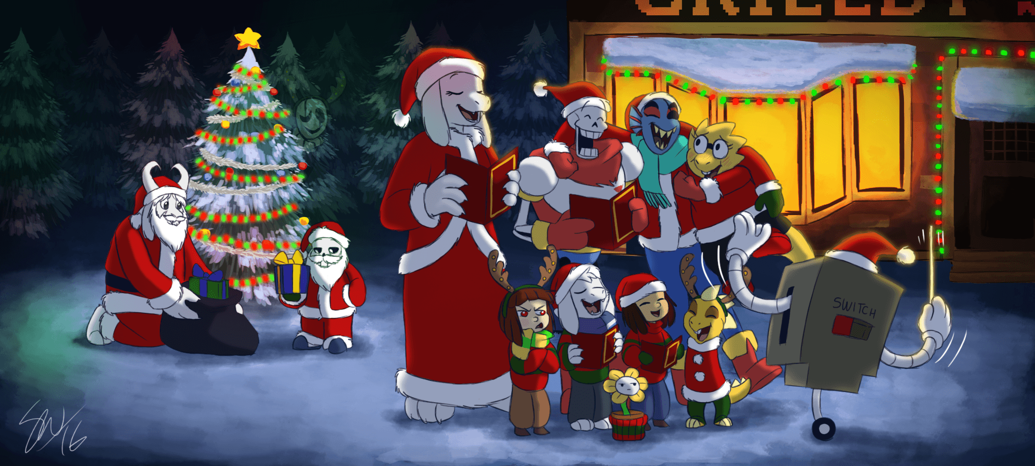 Christmas Sans Wallpapers