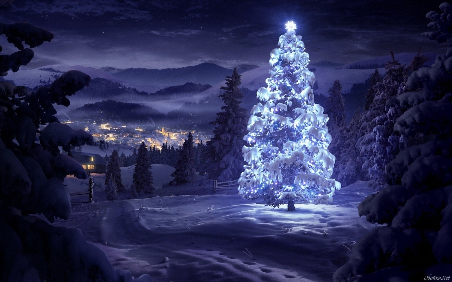 Christmas Scenes Wallpapers