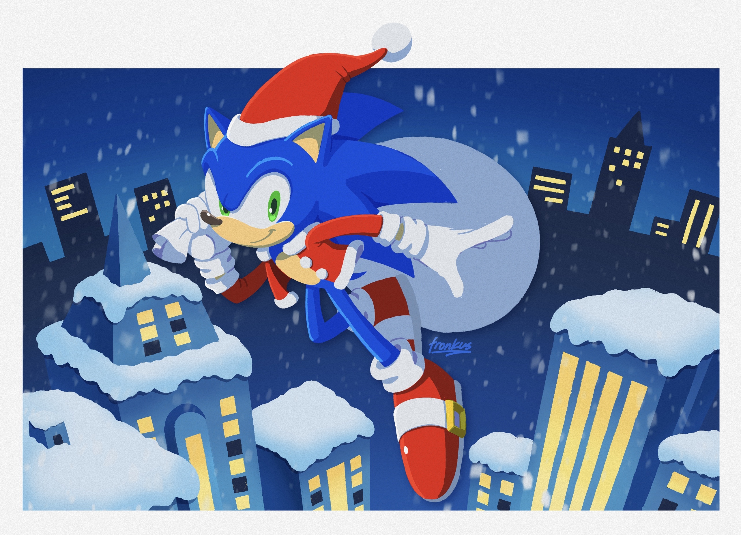 Christmas Sonic Wallpapers