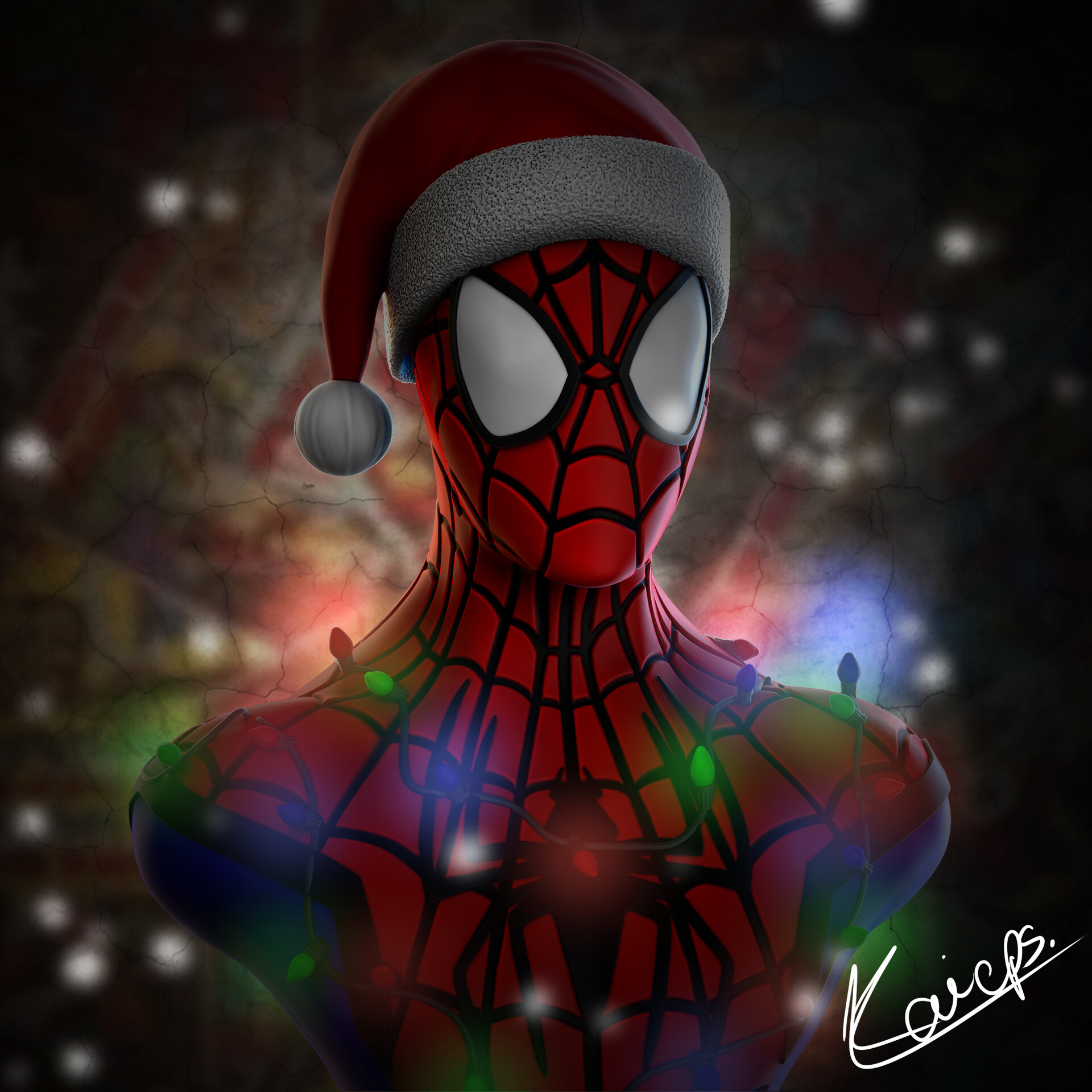 Christmas Spider Man Wallpapers