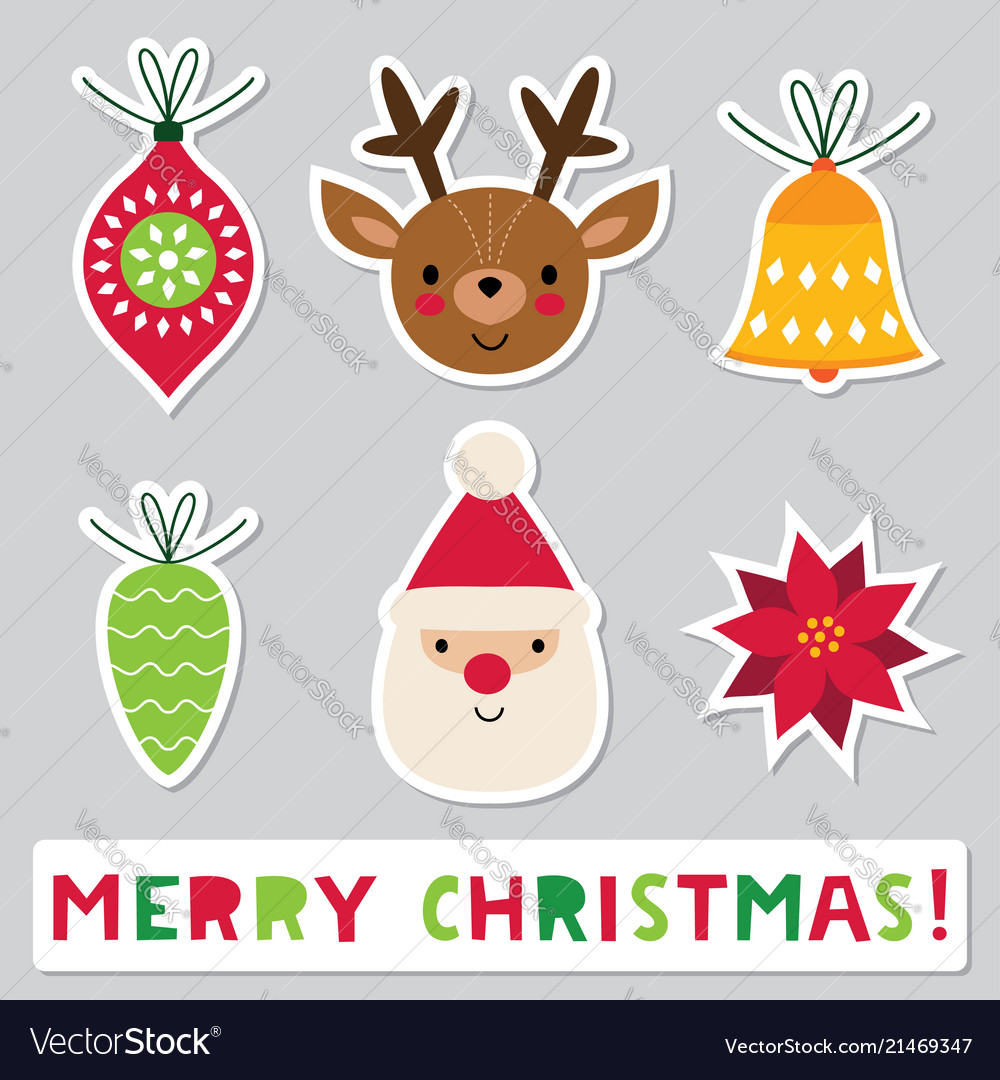 Christmas Stickers Wallpapers