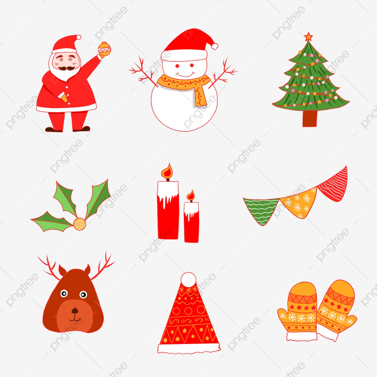 Christmas Stickers Wallpapers