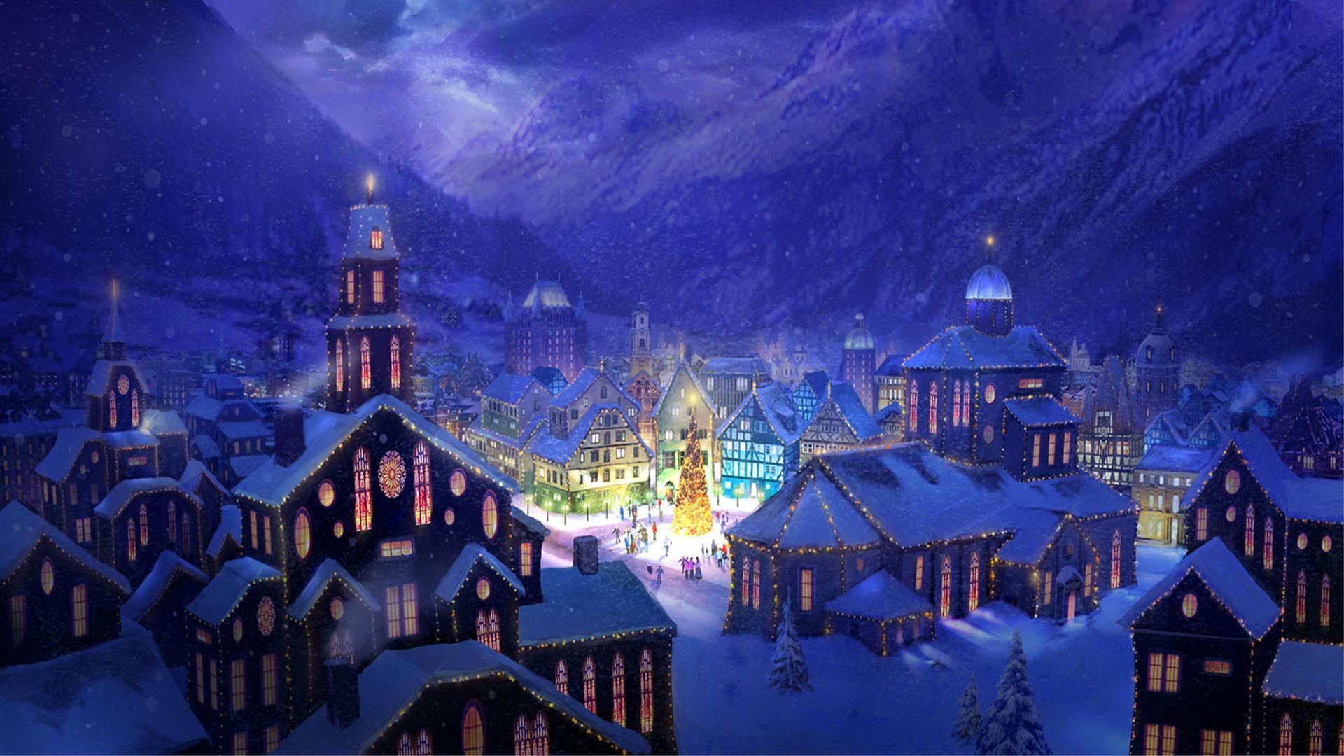 Christmas Town Wallpapers