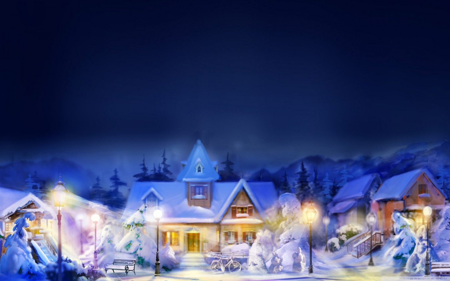 Christmas Town Wallpapers