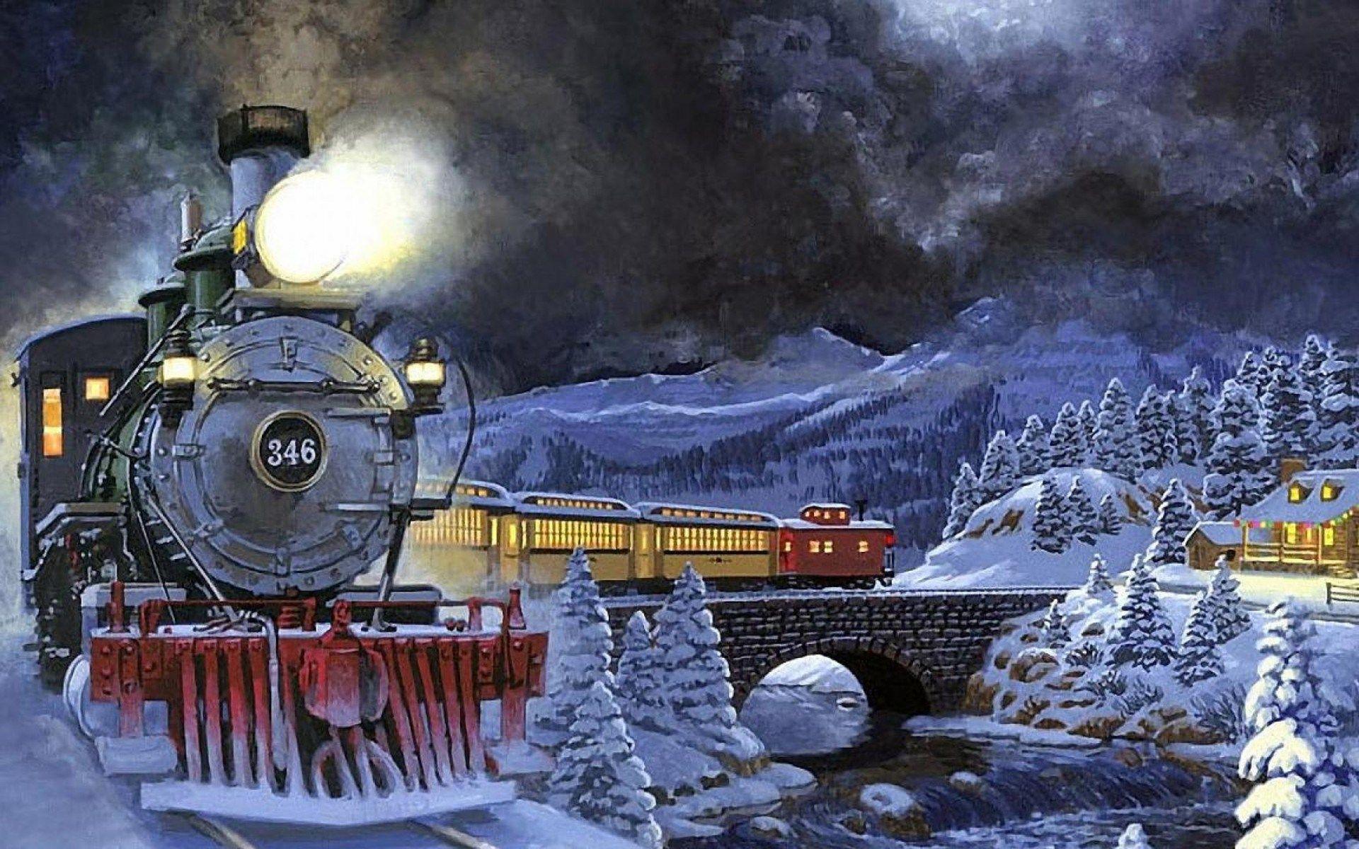 Christmas Train Wallpapers