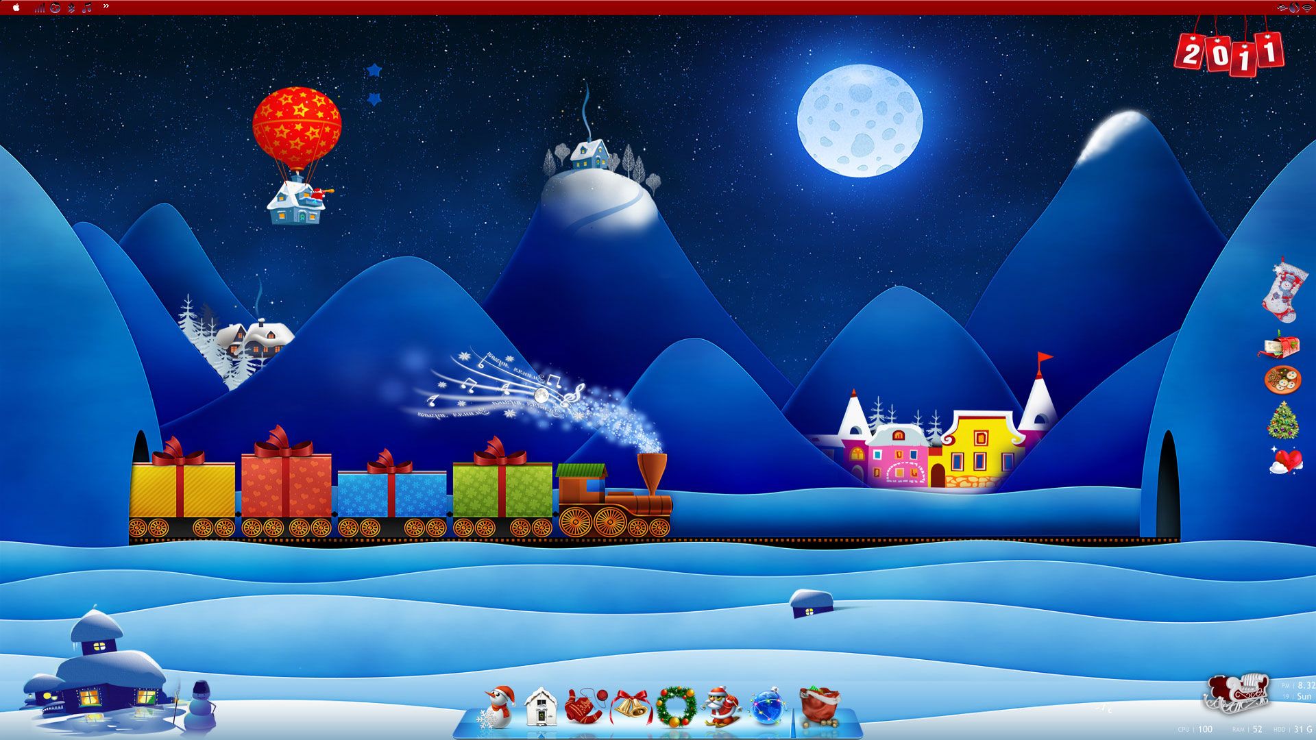 Christmas Train Wallpapers