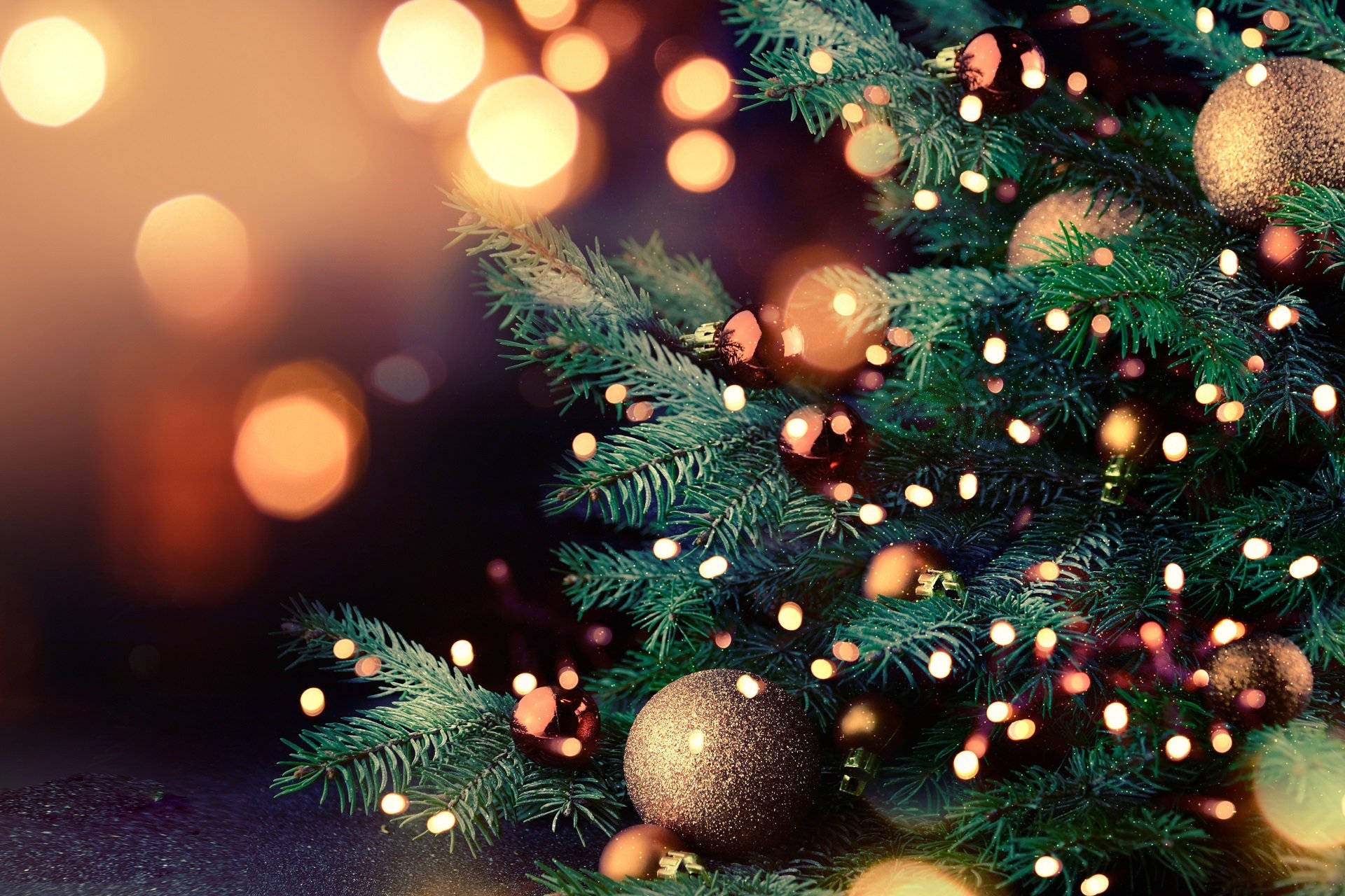 Christmas Tree Lights Backgrounds