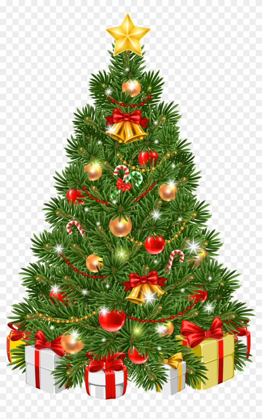 Christmas Tree With Light Decorations Wallpapers