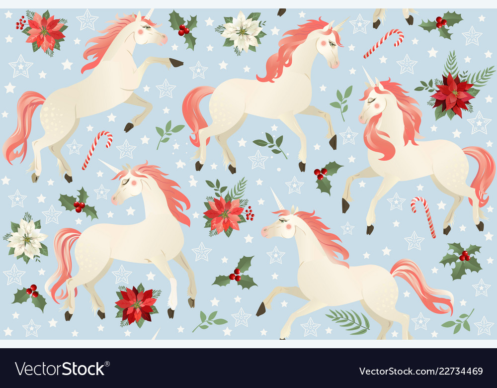 Christmas Unicorn Wallpapers