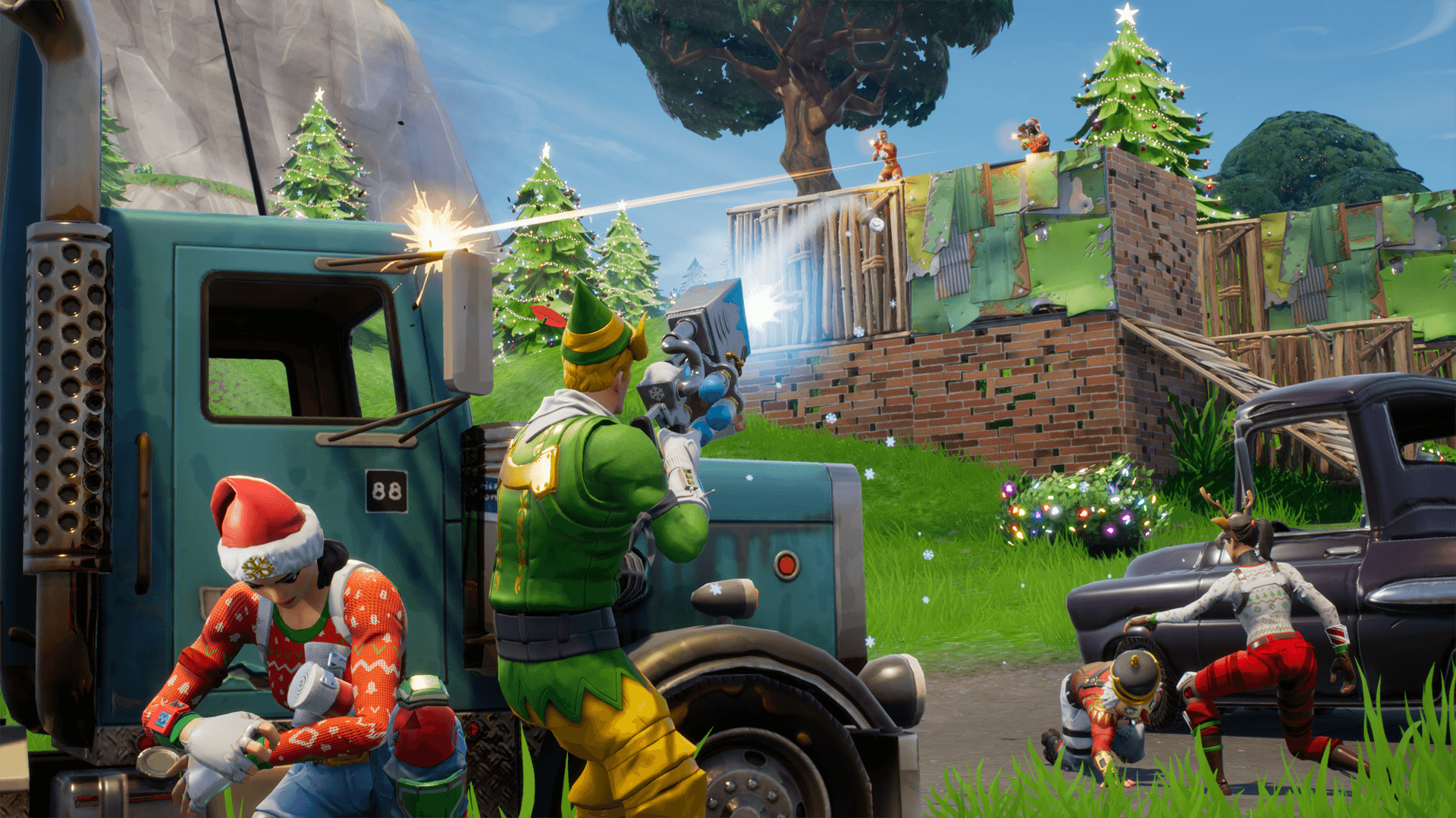 Christmas Update Fortnite Desktop Wallpapers