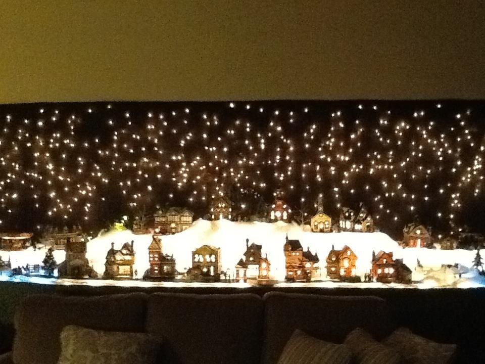 Christmas Village Background