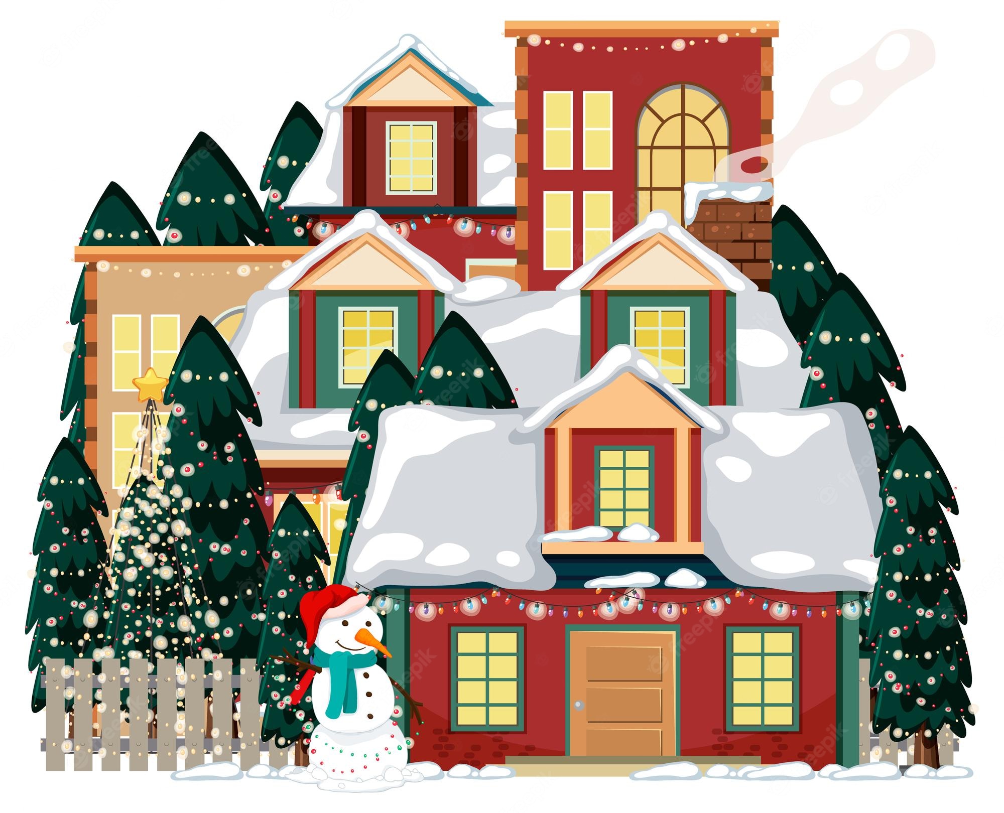 Christmas Village Background