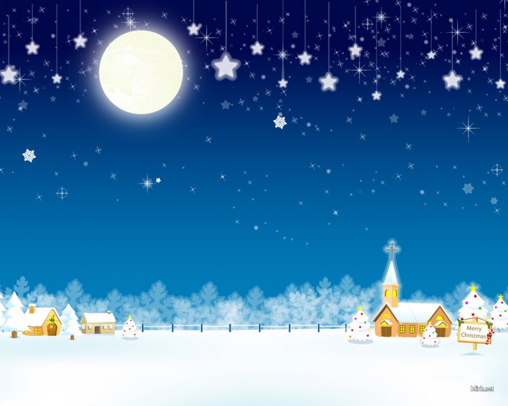 Christmas Village Background