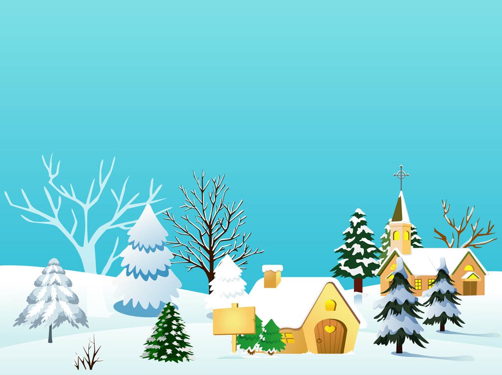 Christmas Village Background