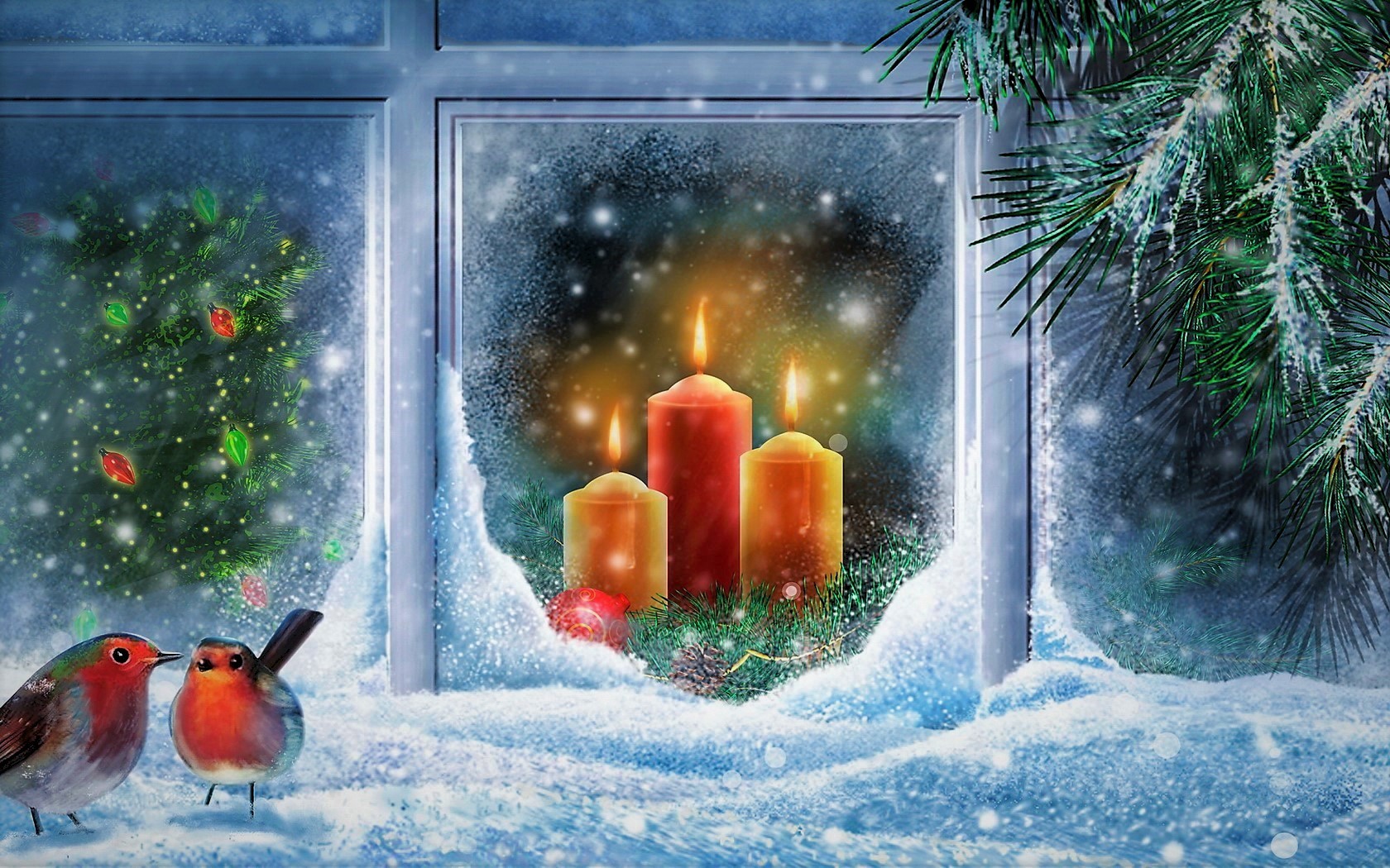 Christmas Windows Wallpapers