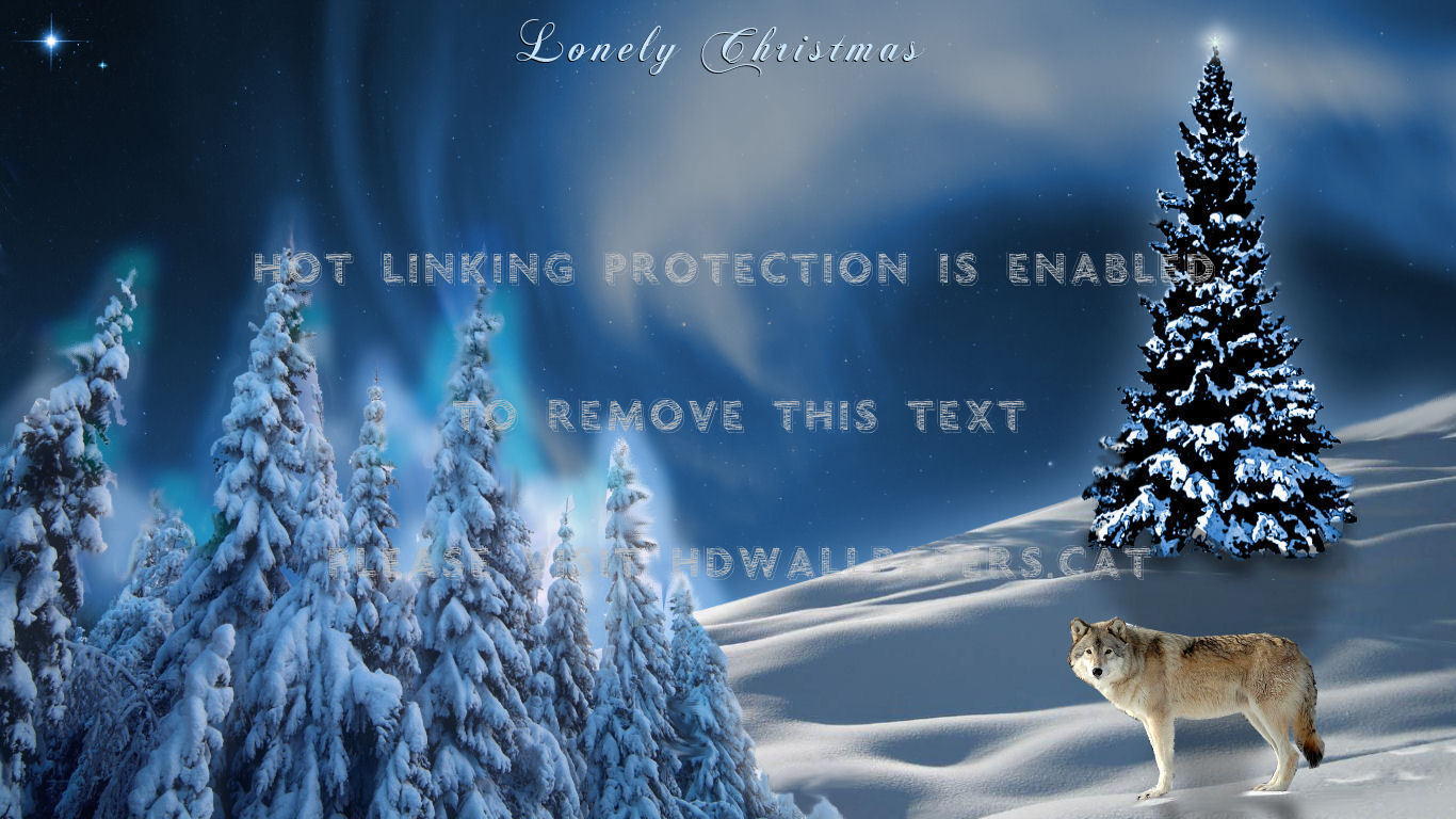 Christmas Wolf Wallpapers