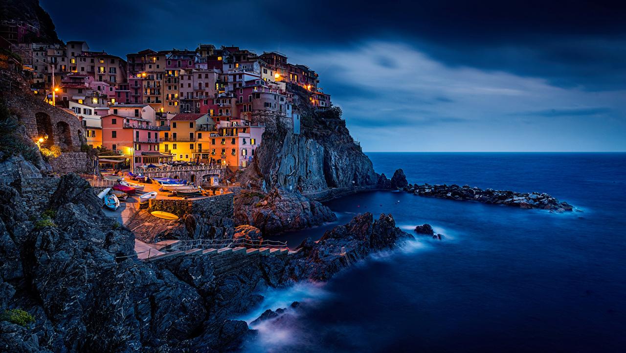 Cinque Terre Ligurian Sea Italy Wallpapers