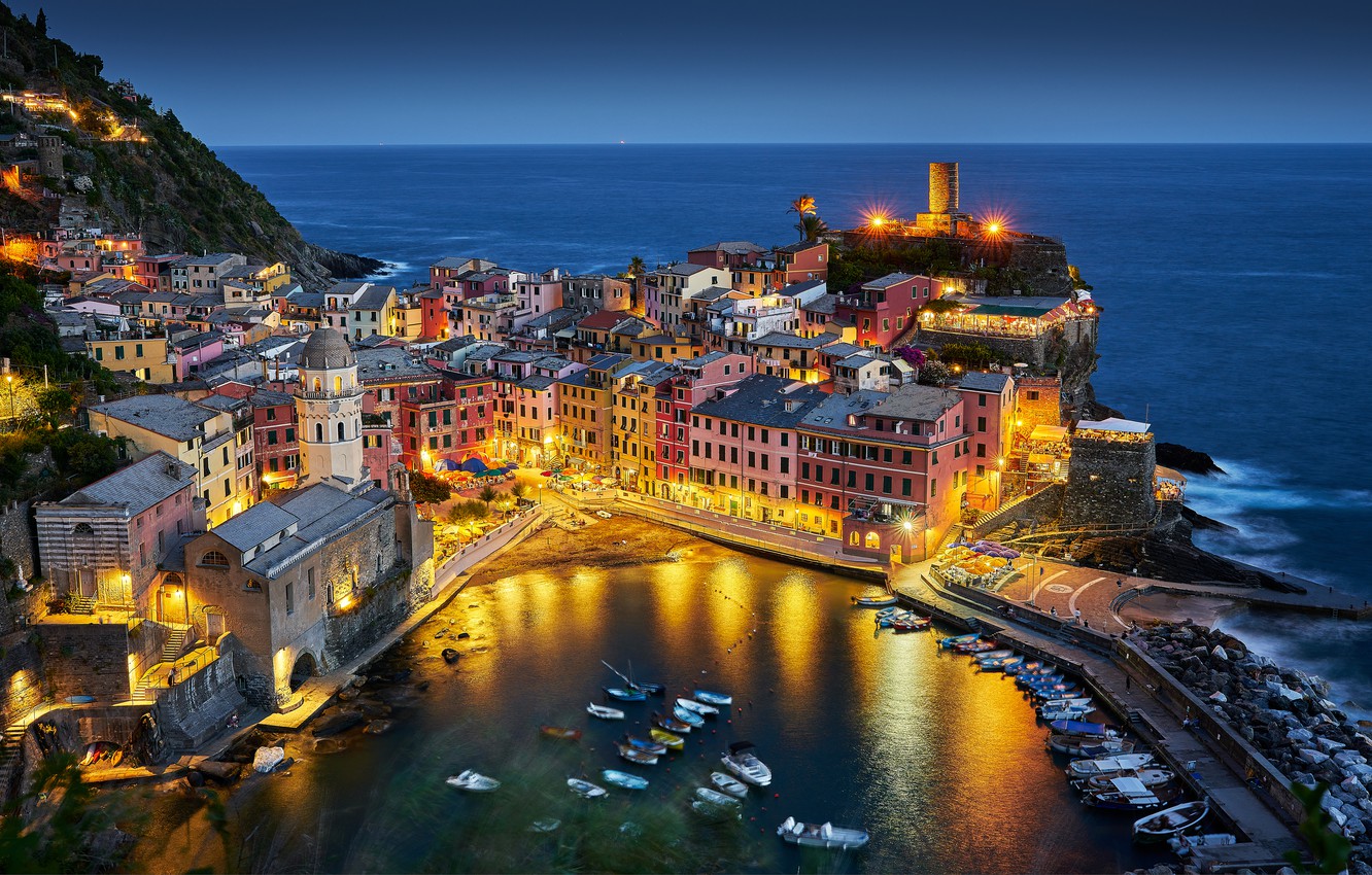 Cinque Terre Ligurian Sea Italy Wallpapers