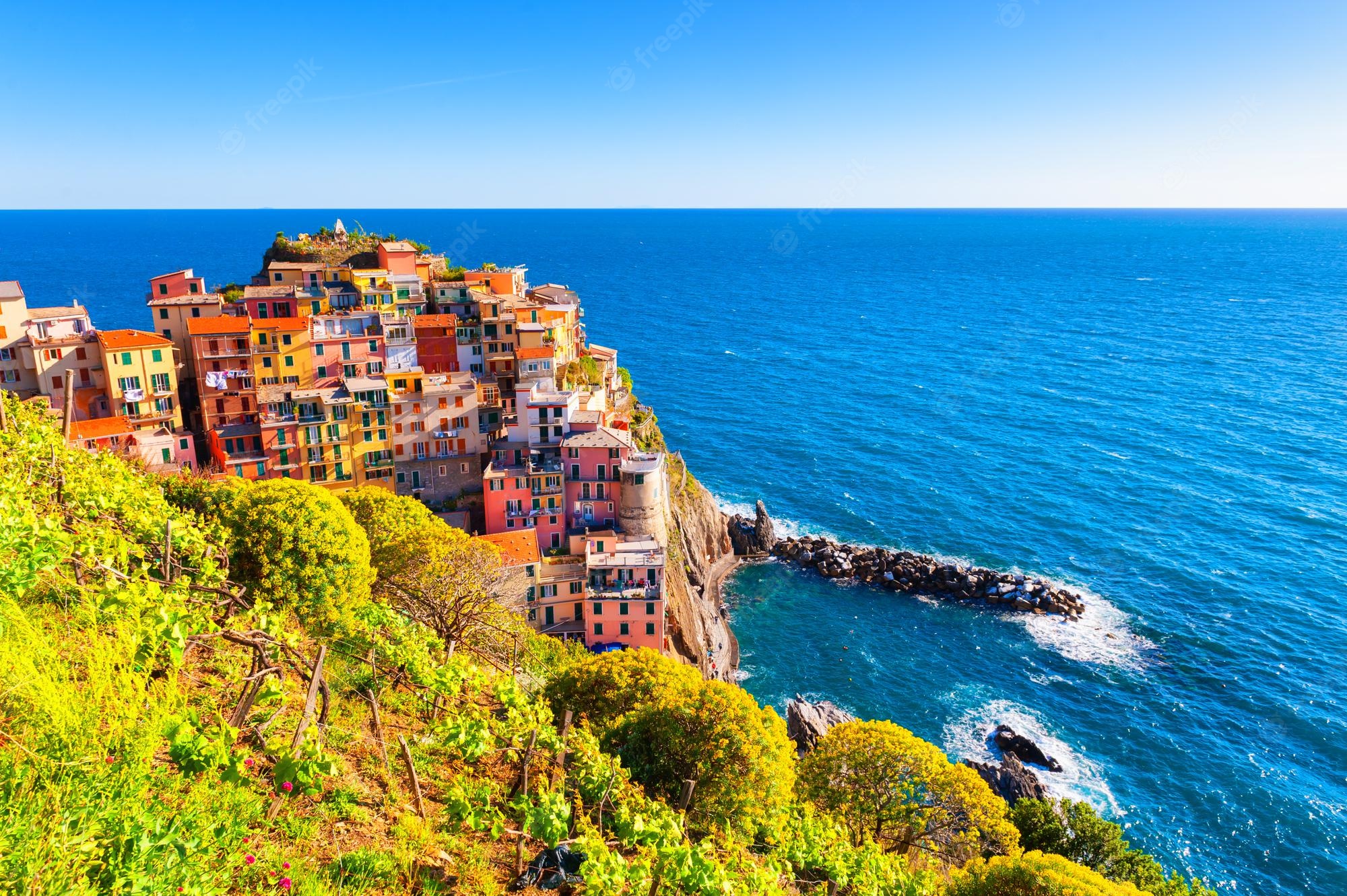 Cinque Terre Ligurian Sea Italy Wallpapers