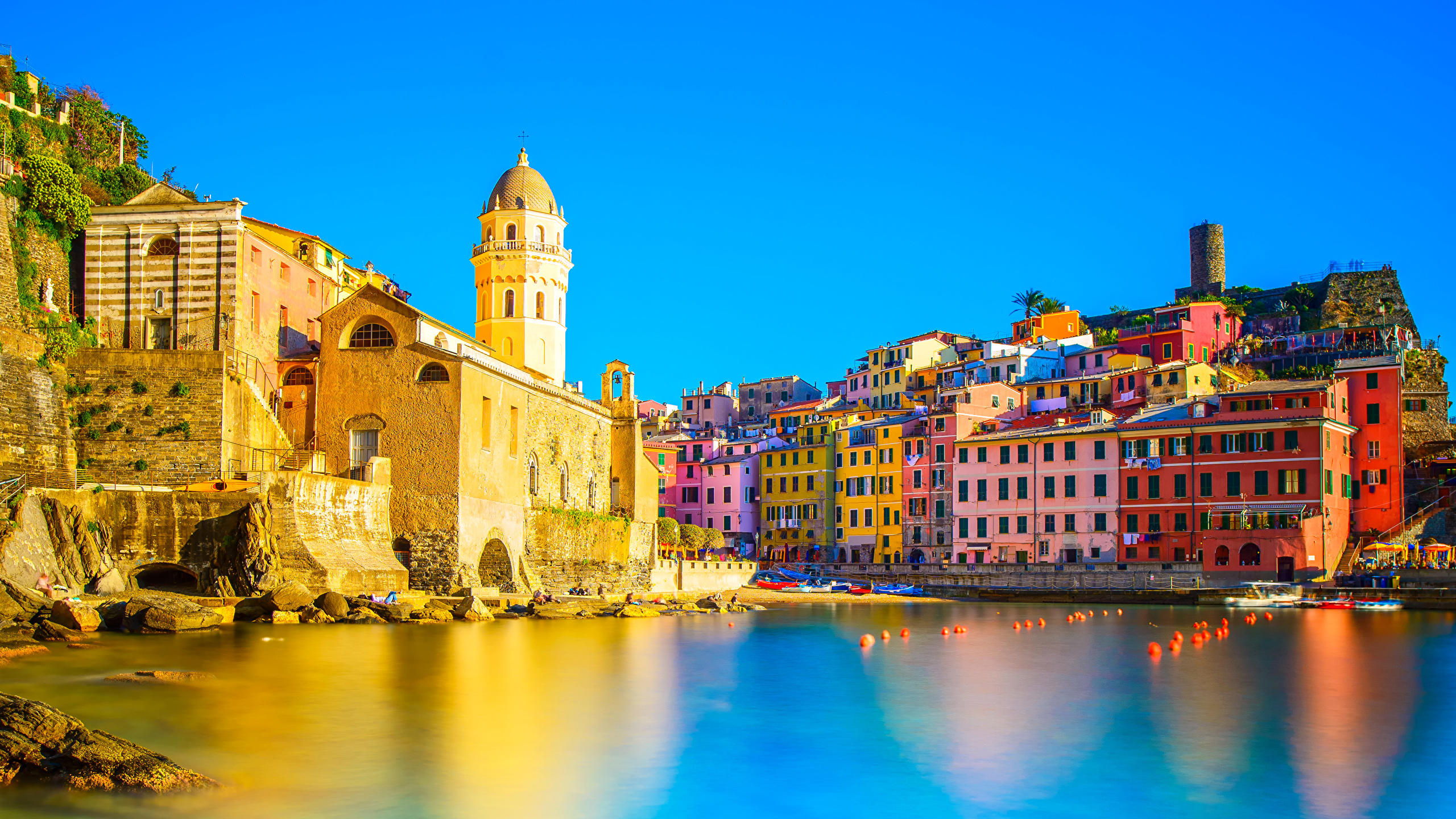 Cinque Terre Ligurian Sea Italy Wallpapers