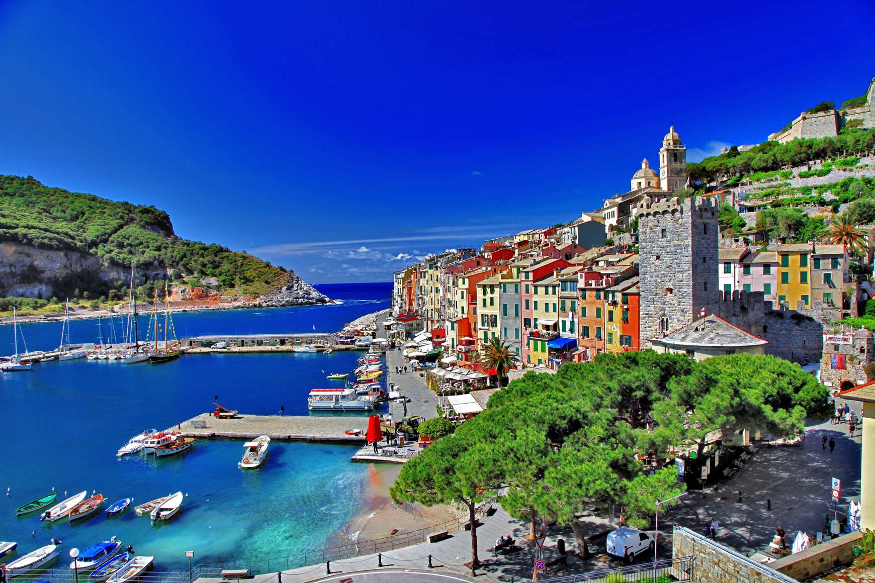 Cinque Terre Ligurian Sea Italy Wallpapers