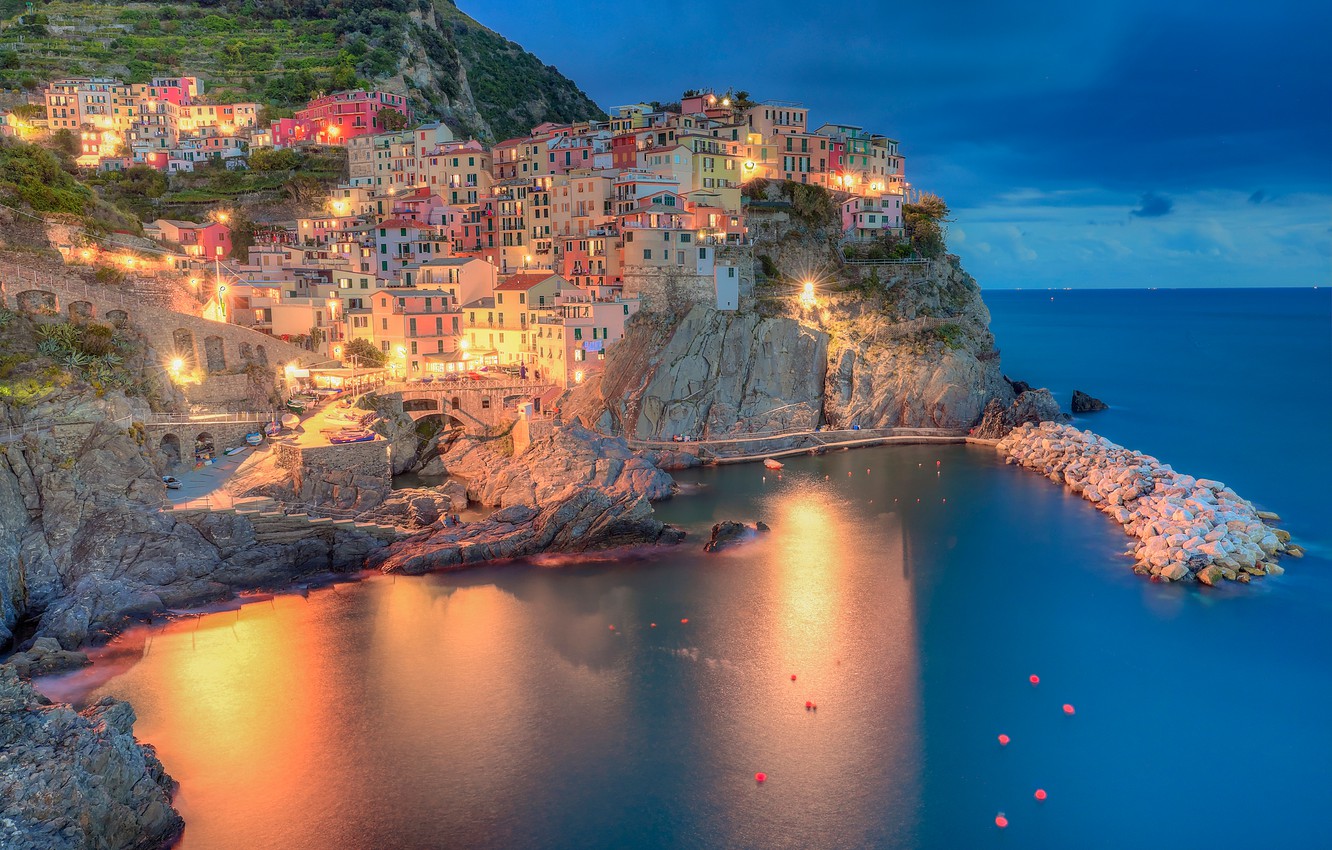 Cinque Terre Ligurian Sea Italy Wallpapers