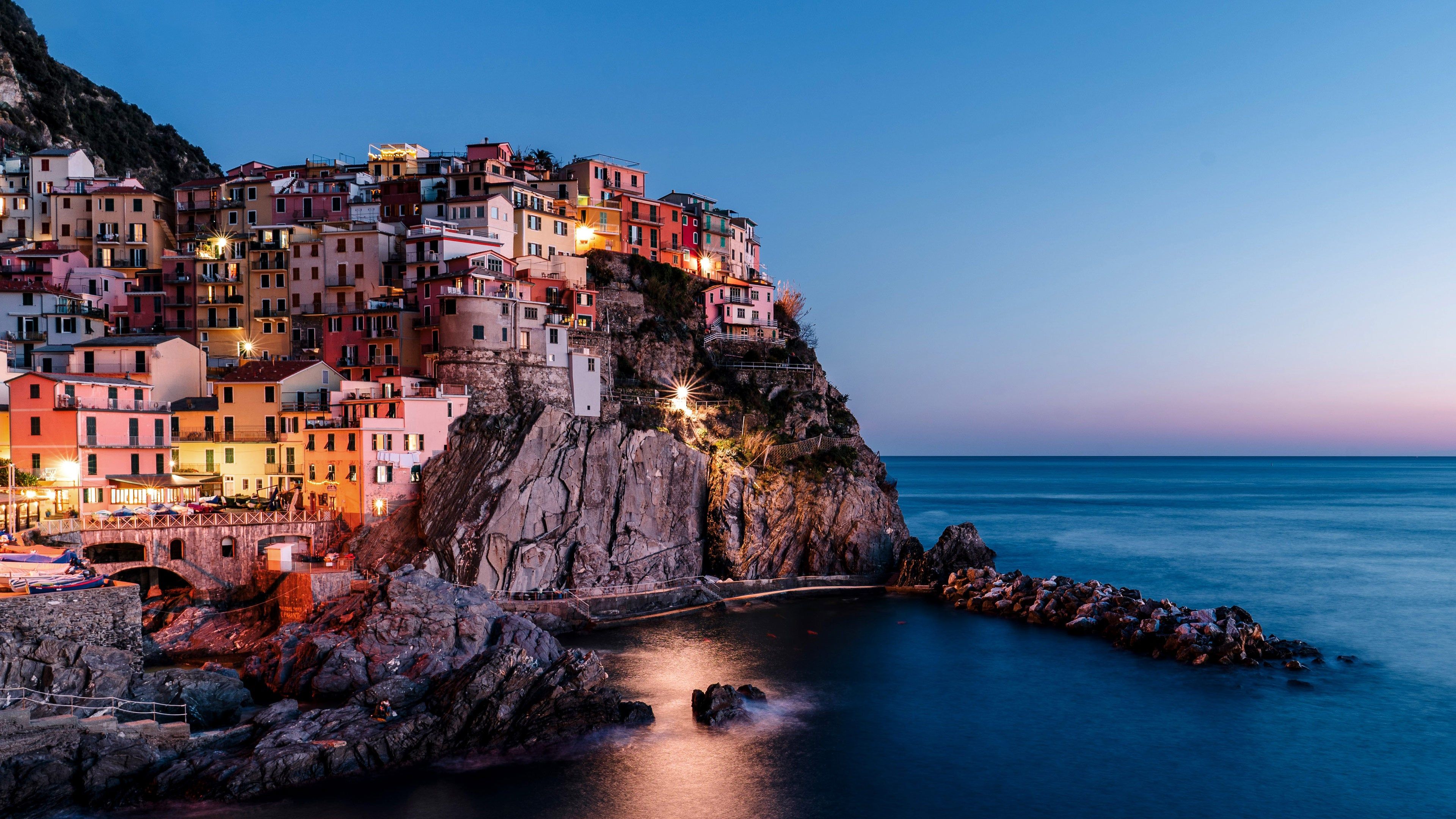 Cinque Terre Ligurian Sea Italy Wallpapers
