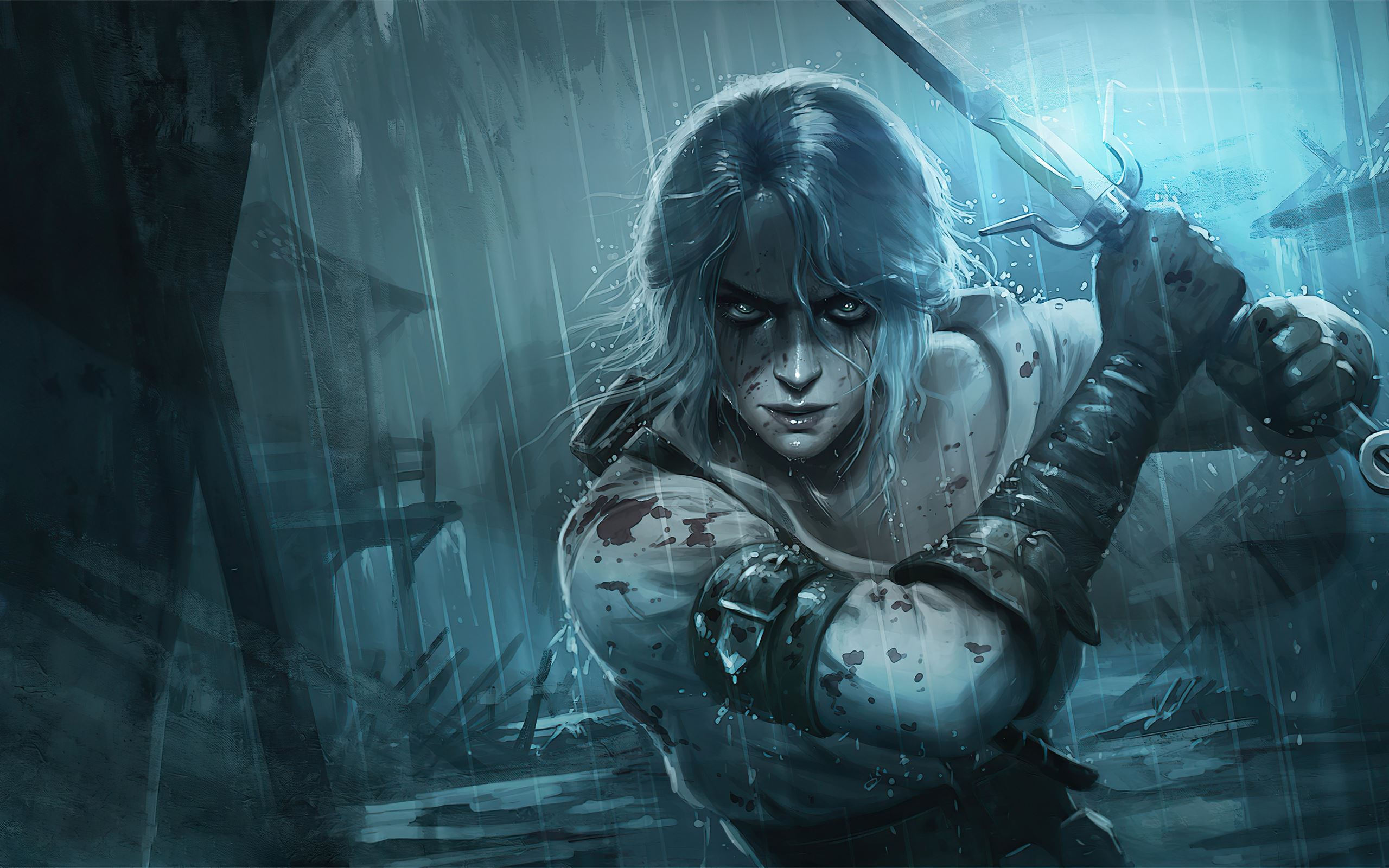 Ciri Netflix The Witcher Poster Wallpapers